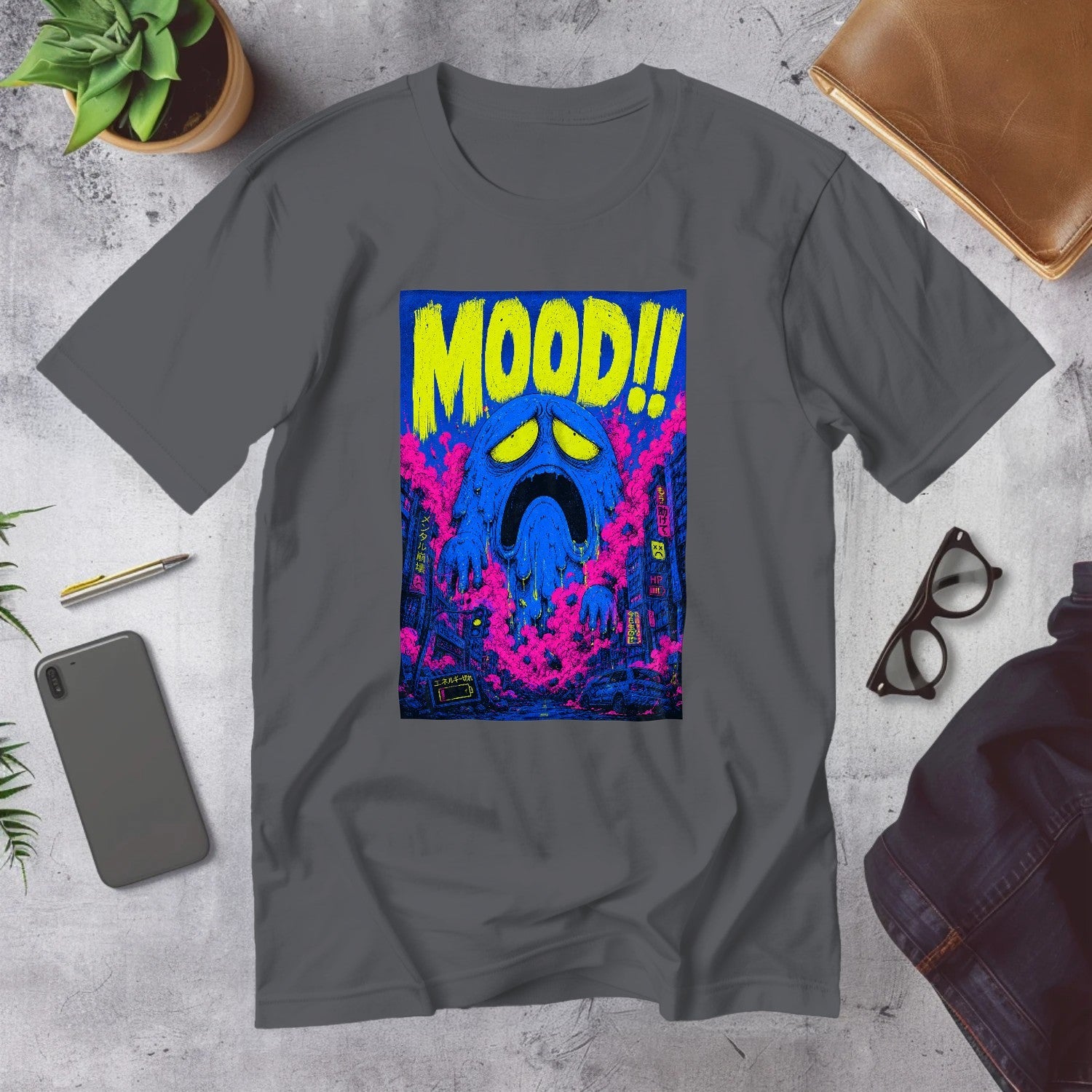 Mega Tees — Charcoal