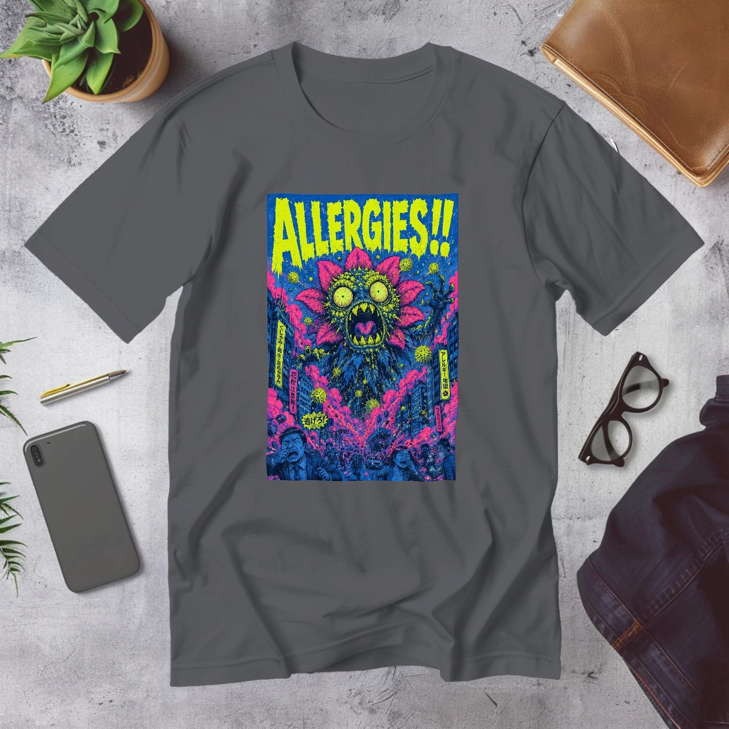 Mega Tees — Charcoal