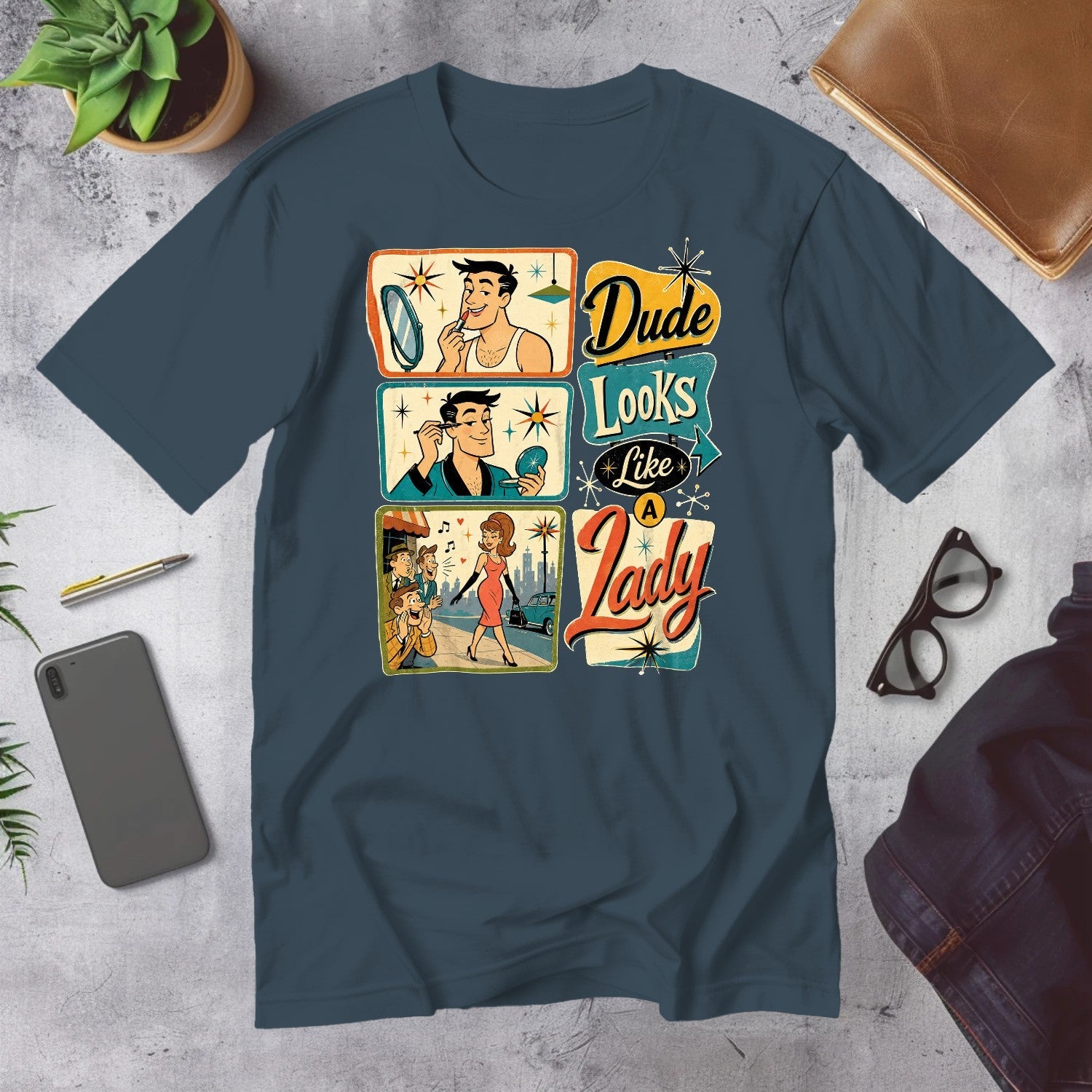 Mega Tees — Dark Heather