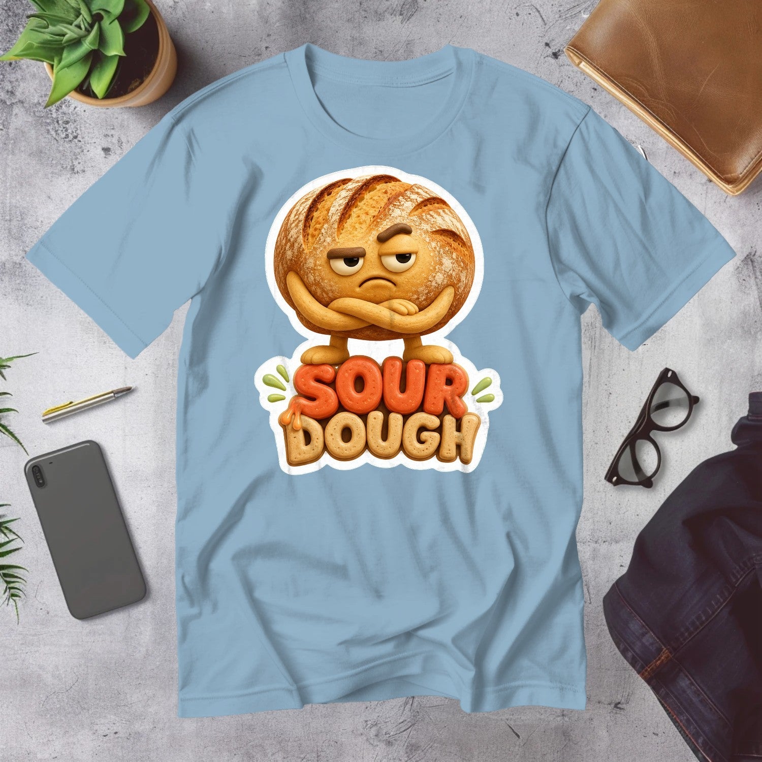 Mega Tees — Light Blue