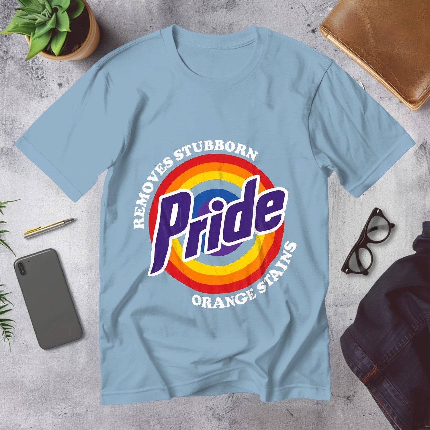 Mega Tees — Light Blue