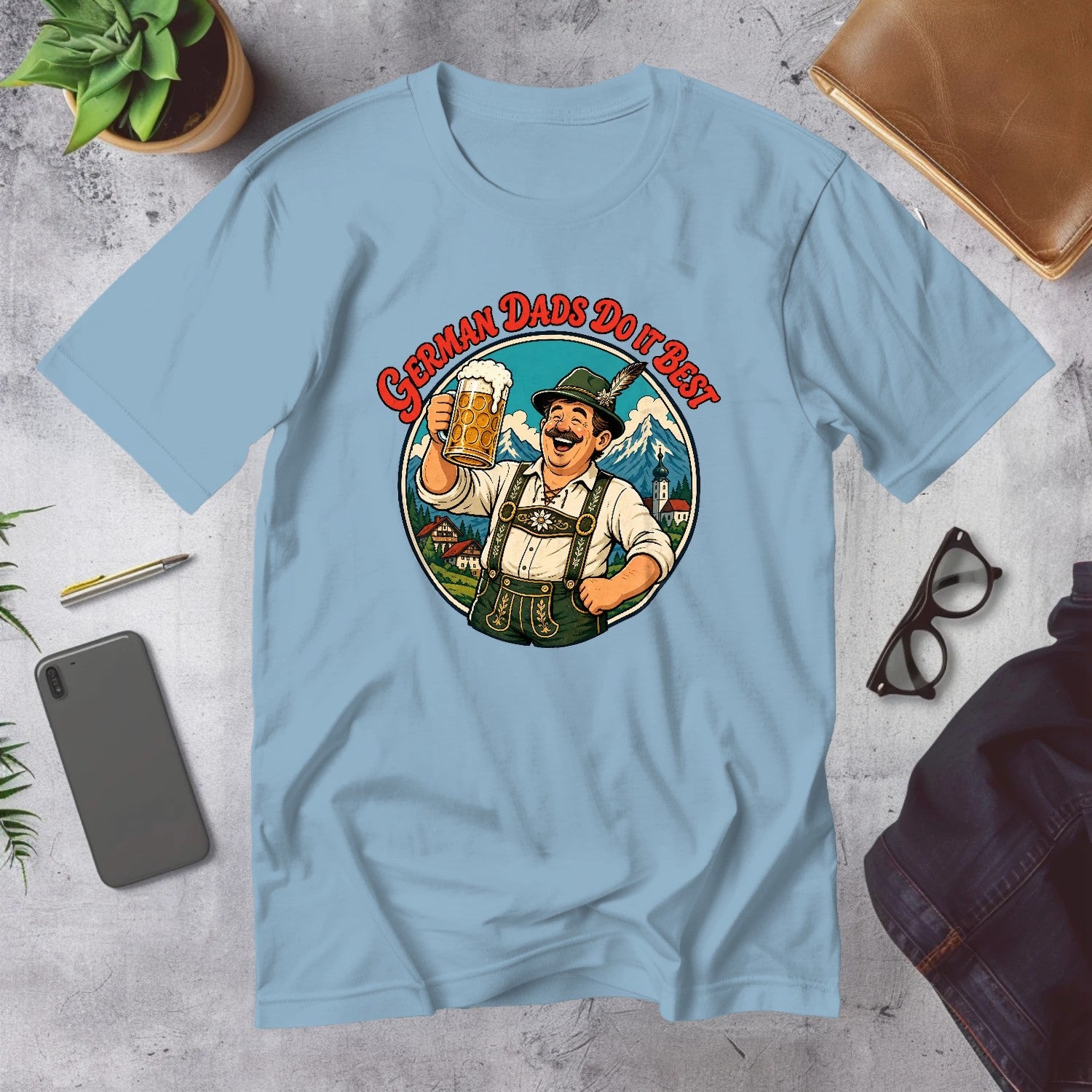 Mega Tees — Light Blue