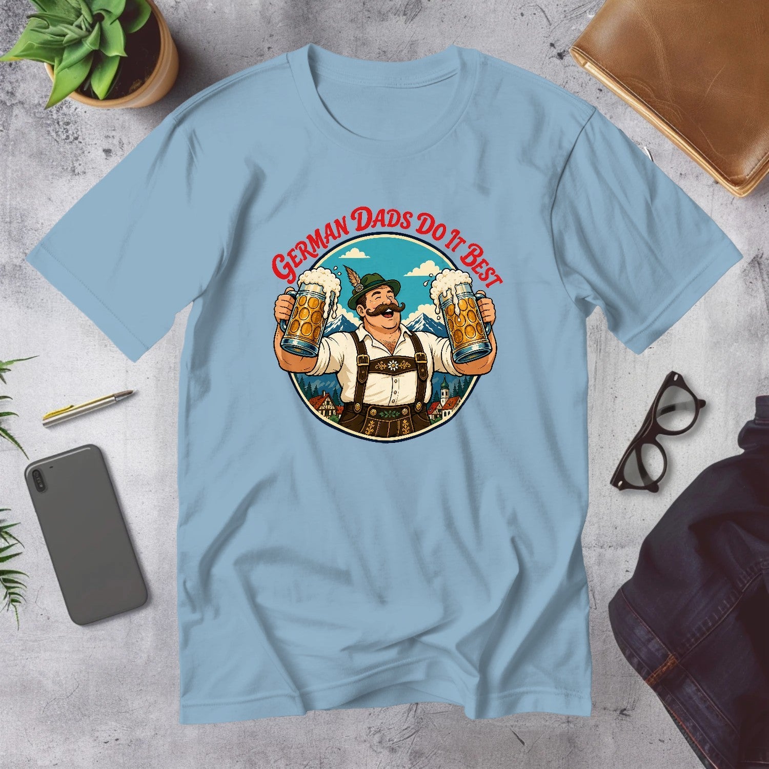 Mega Tees — Light Blue