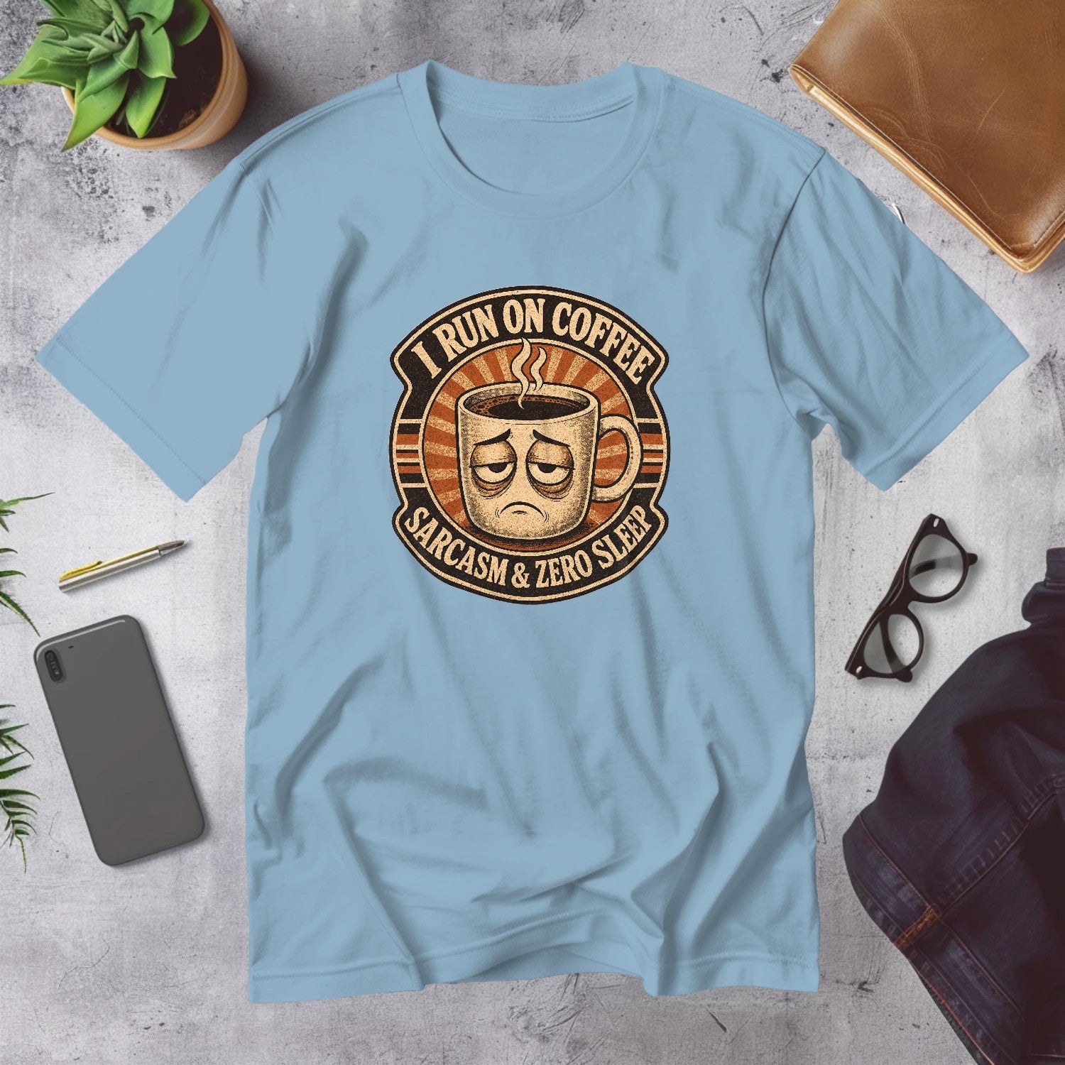 Mega Tees — Light Blue