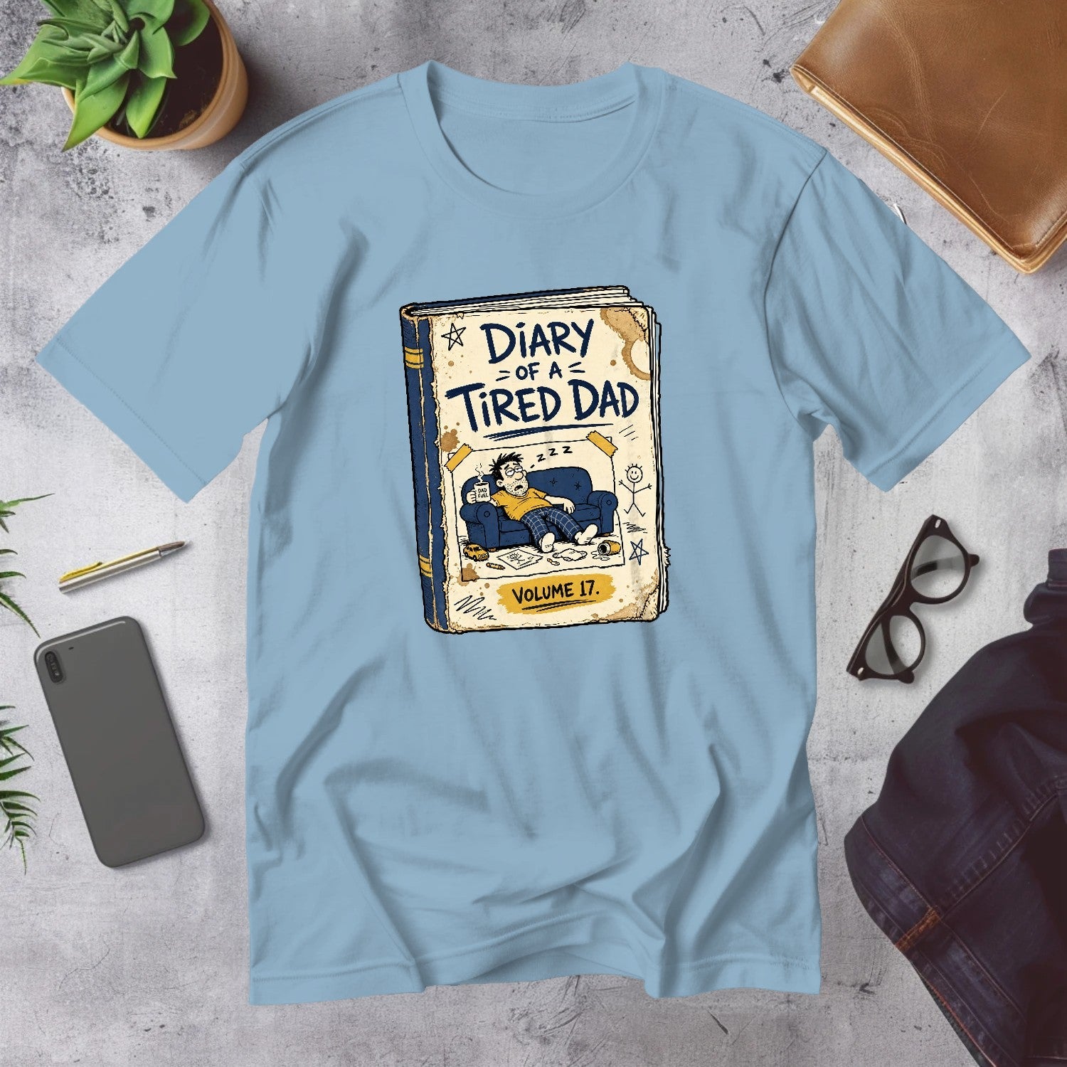 Mega Tees — Light Blue