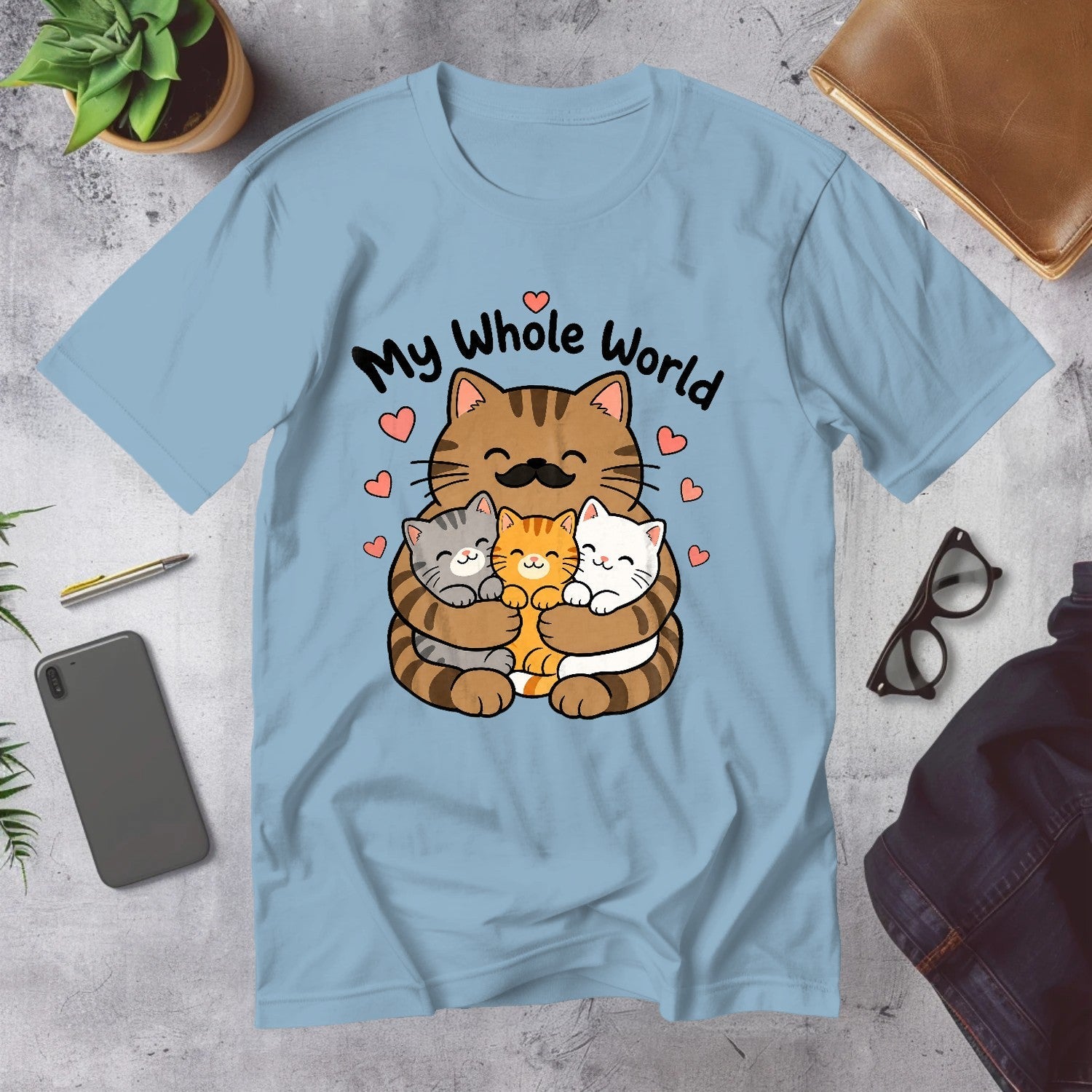 Mega Tees — Light Blue