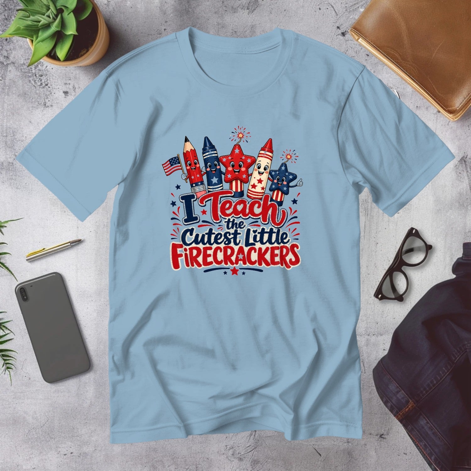 Mega Tees — Light Blue