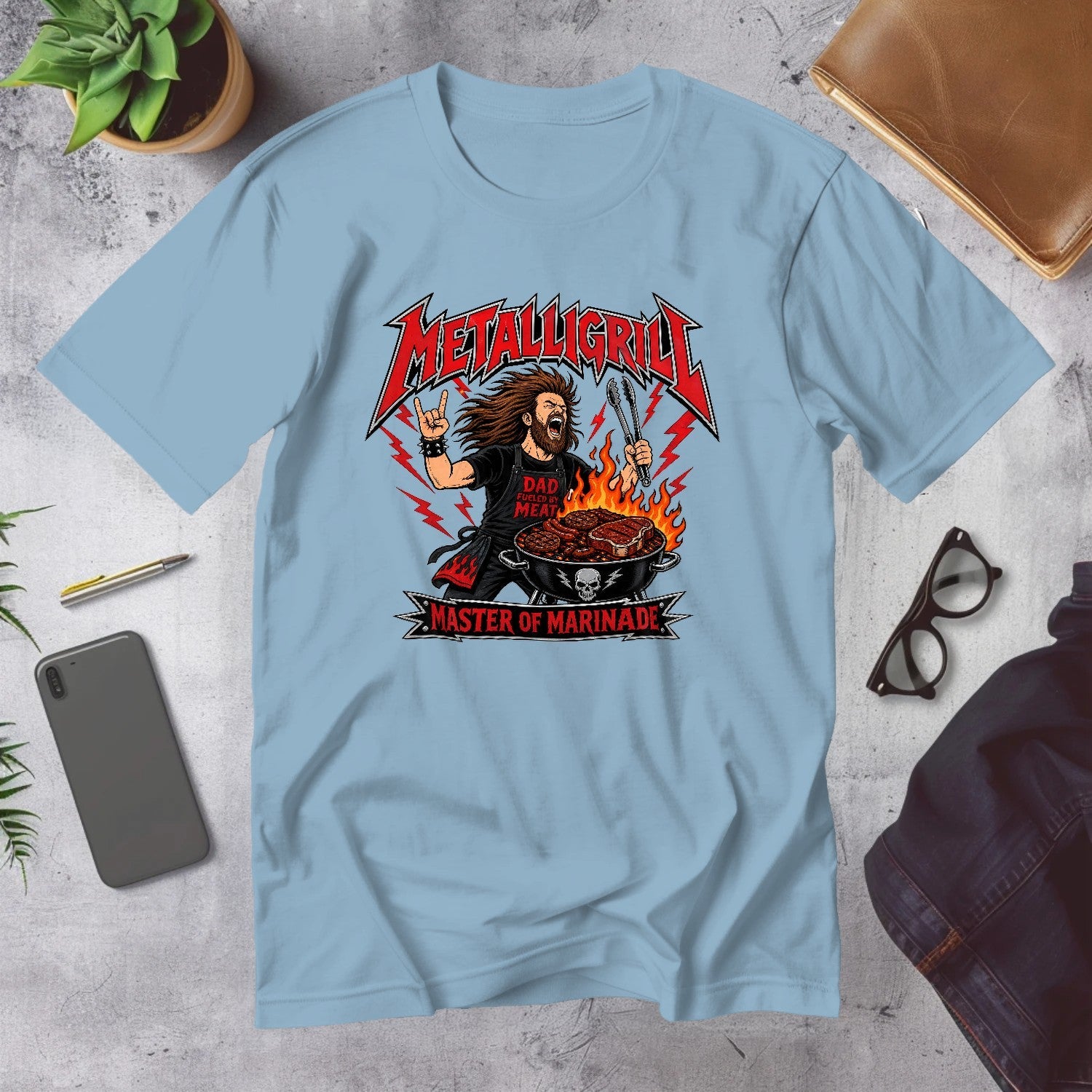 Mega Tees — Light Blue