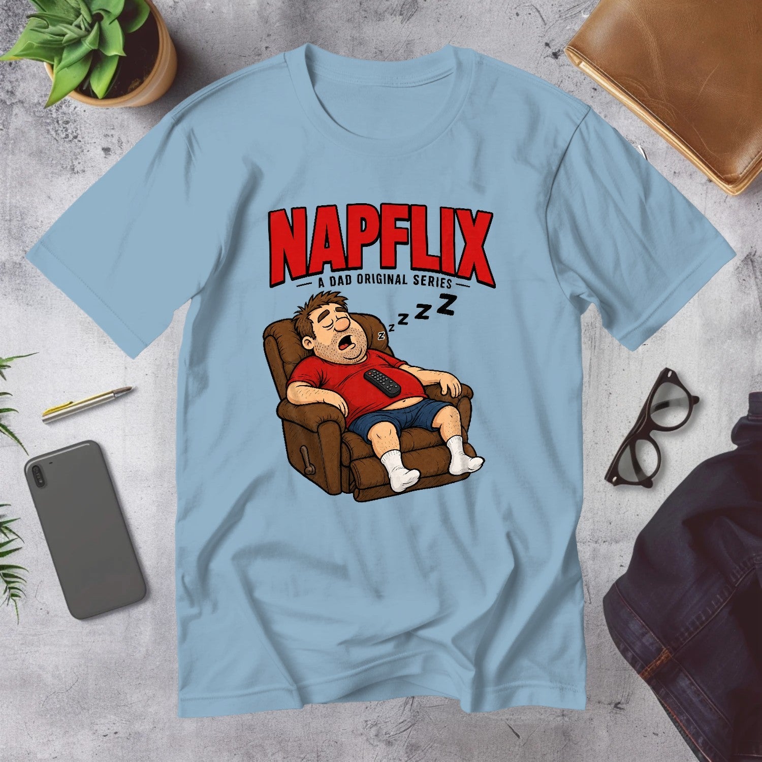 Mega Tees — Light Blue