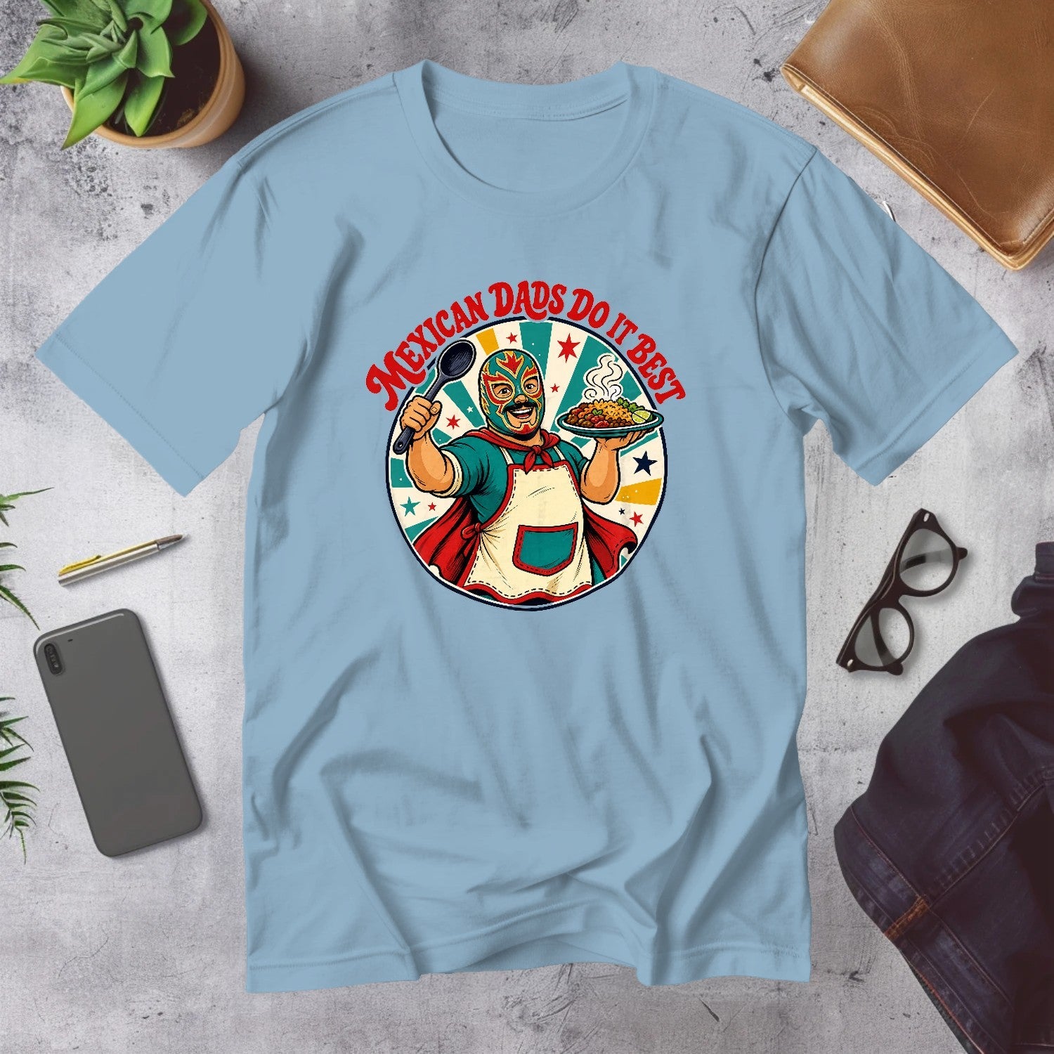 Mega Tees — Light Blue