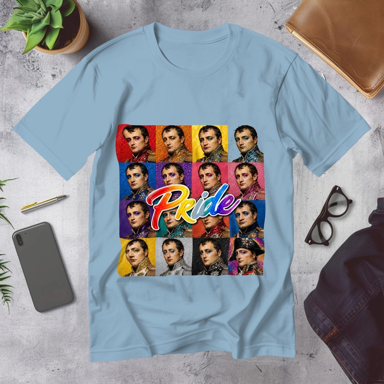 Mega Tees — Light Blue