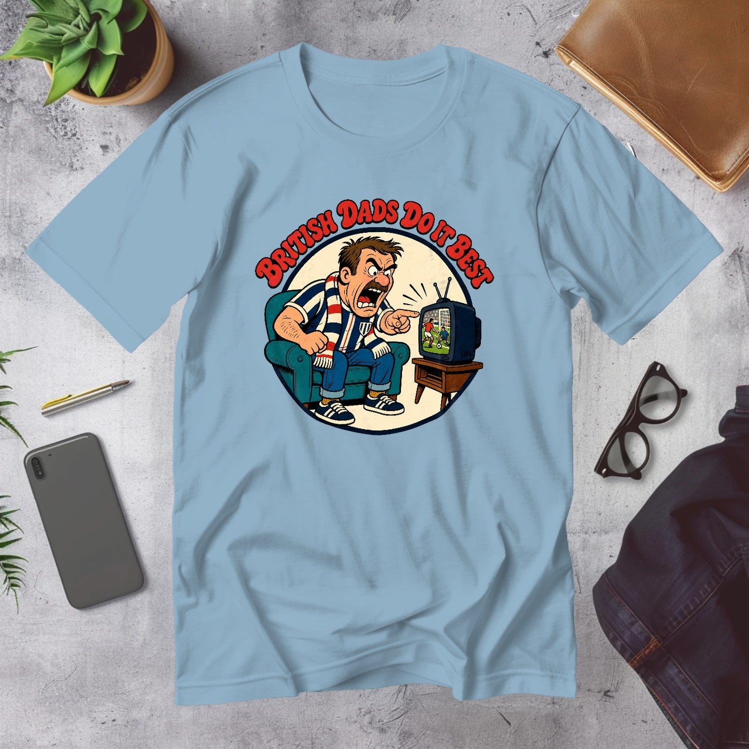 Mega Tees — Light Blue
