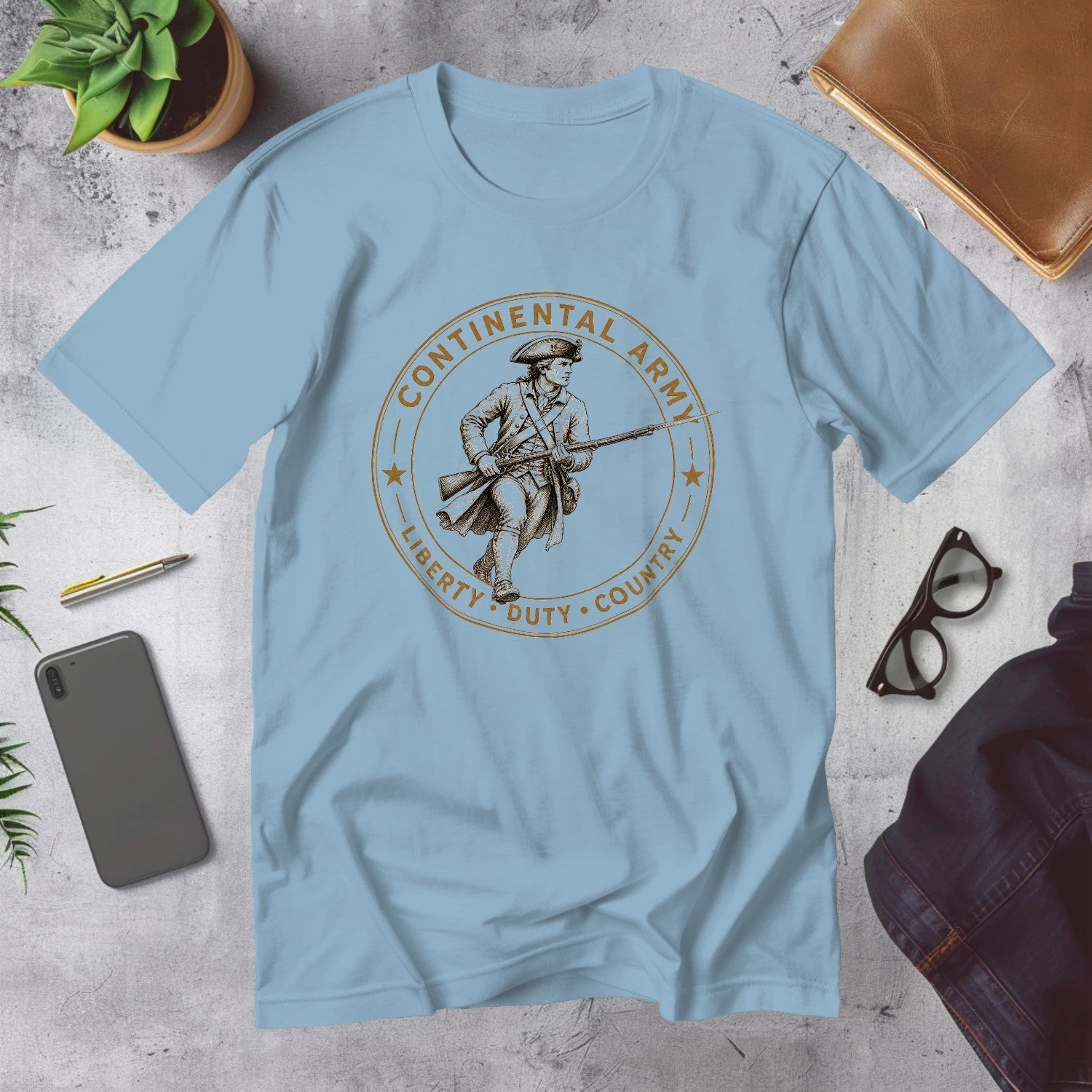 Mega Tees — Light Blue