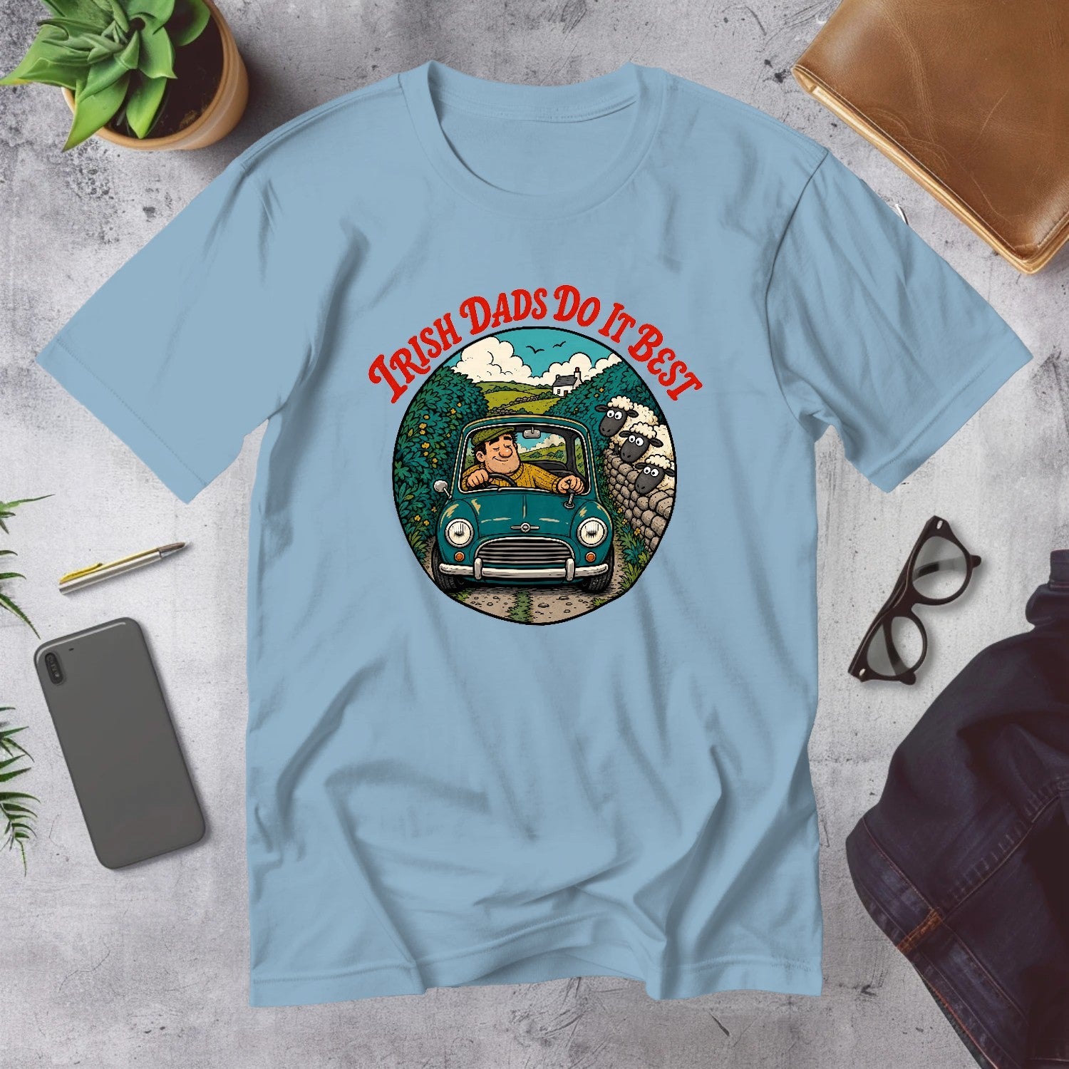 Mega Tees — Light Blue