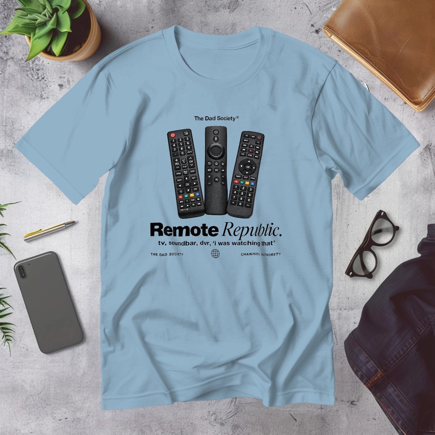 Mega Tees — Light Blue