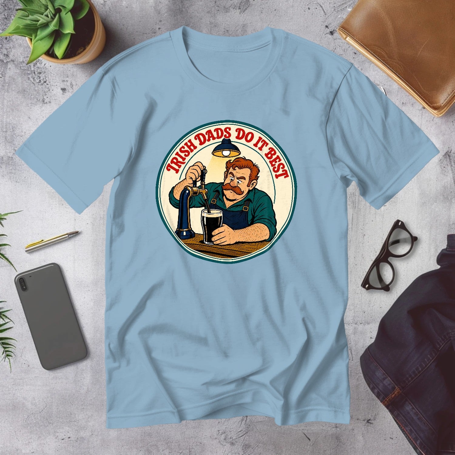 Mega Tees — Light Blue