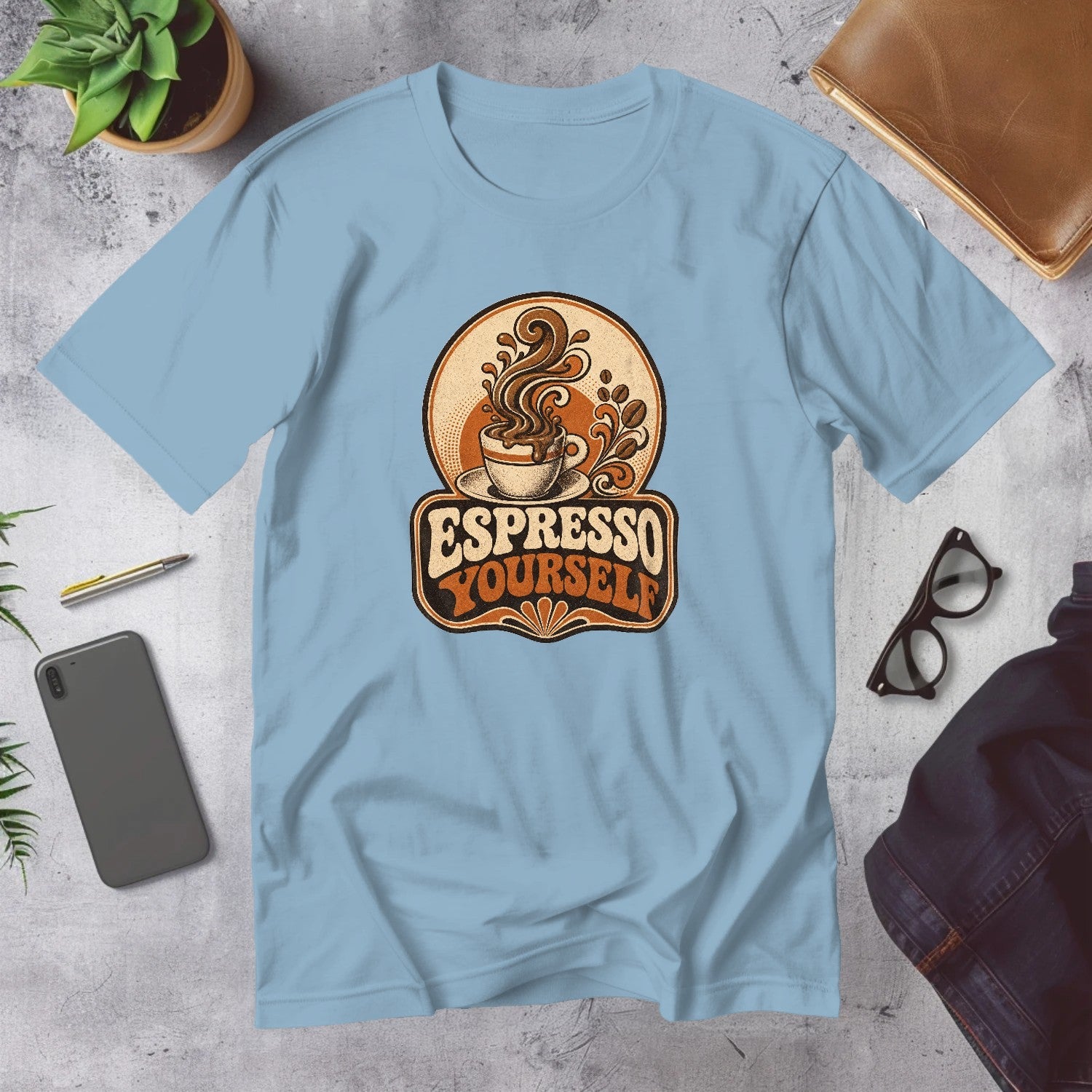 Mega Tees — Light Blue