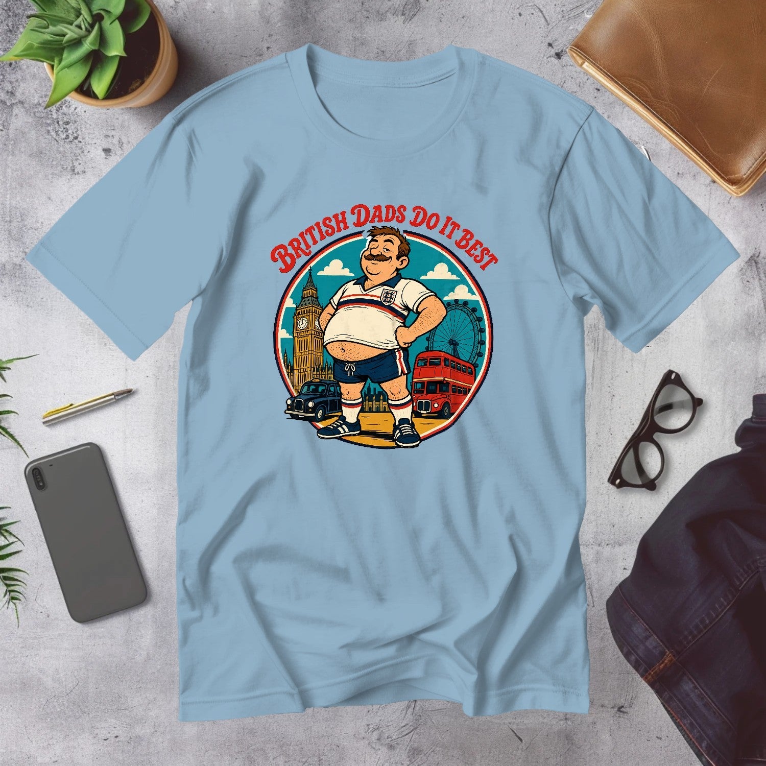 Mega Tees — Light Blue