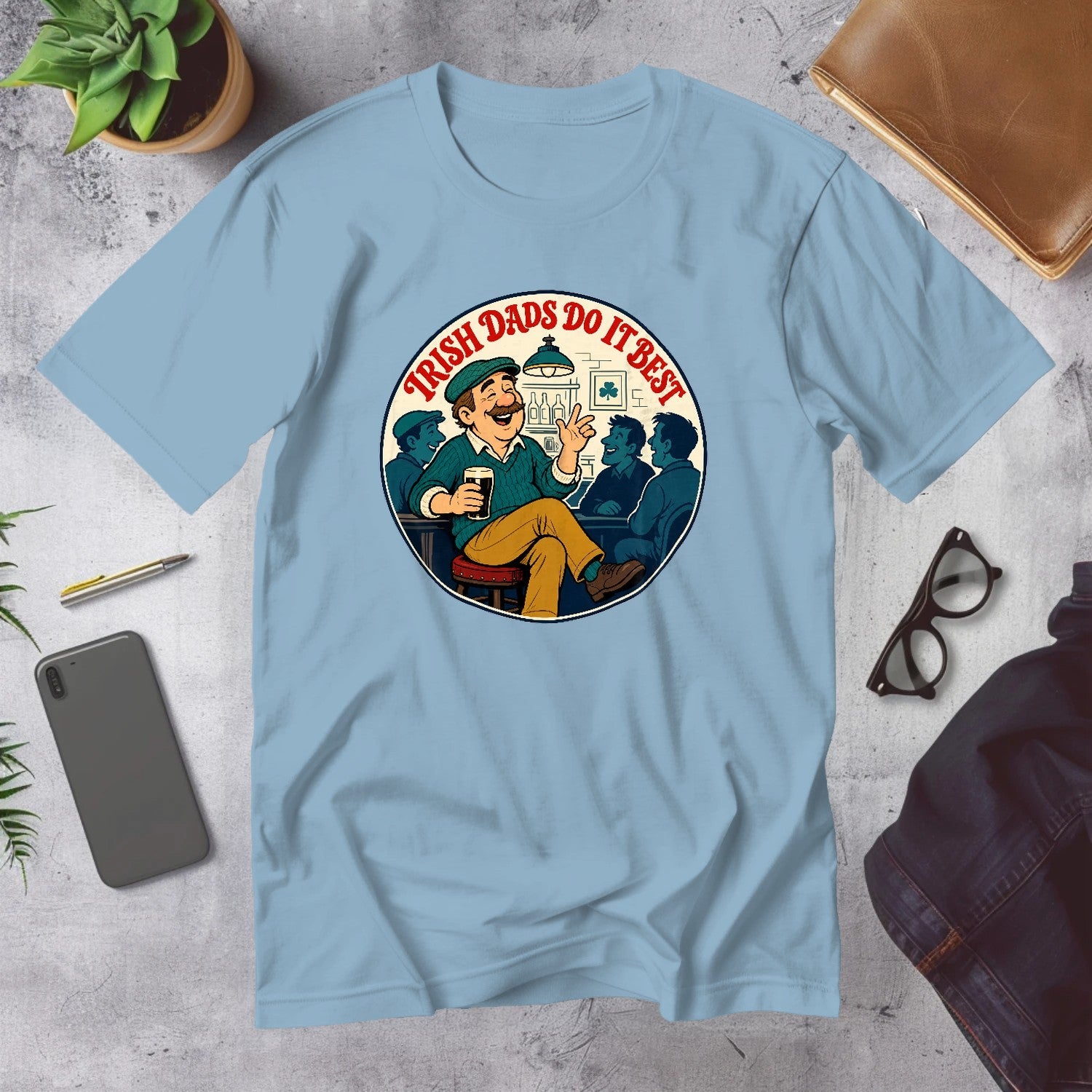 Mega Tees — Light Blue