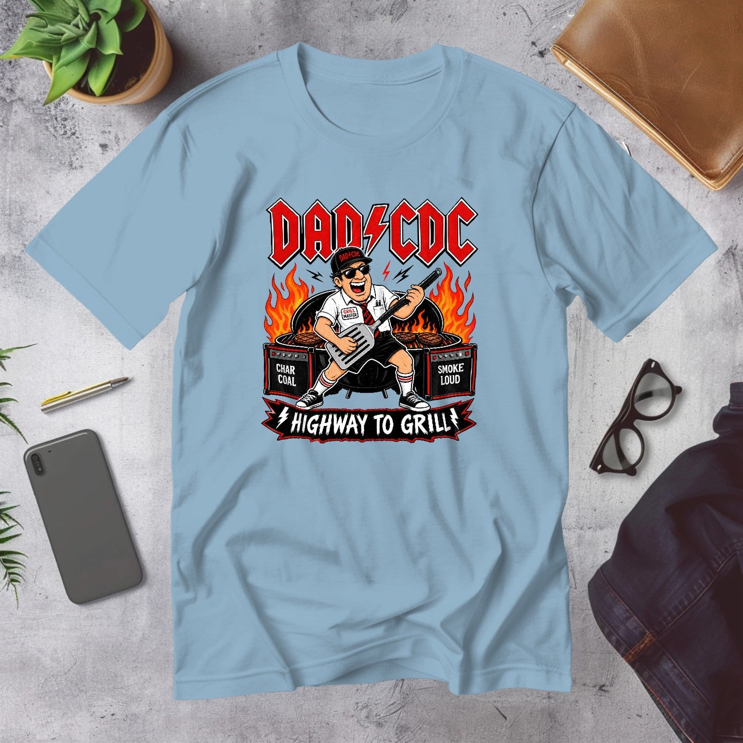 Mega Tees — Light Blue