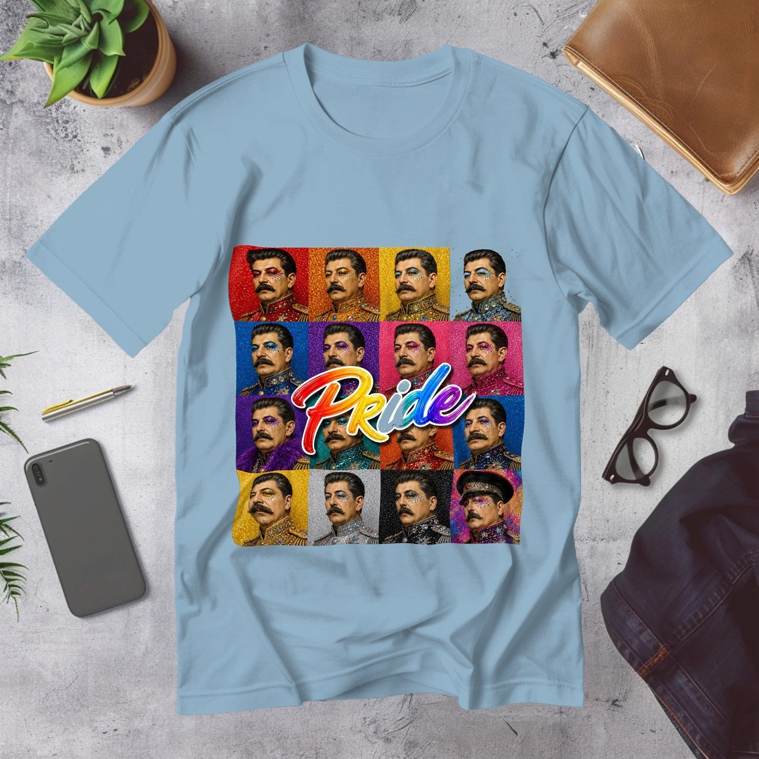 Mega Tees — Light Blue