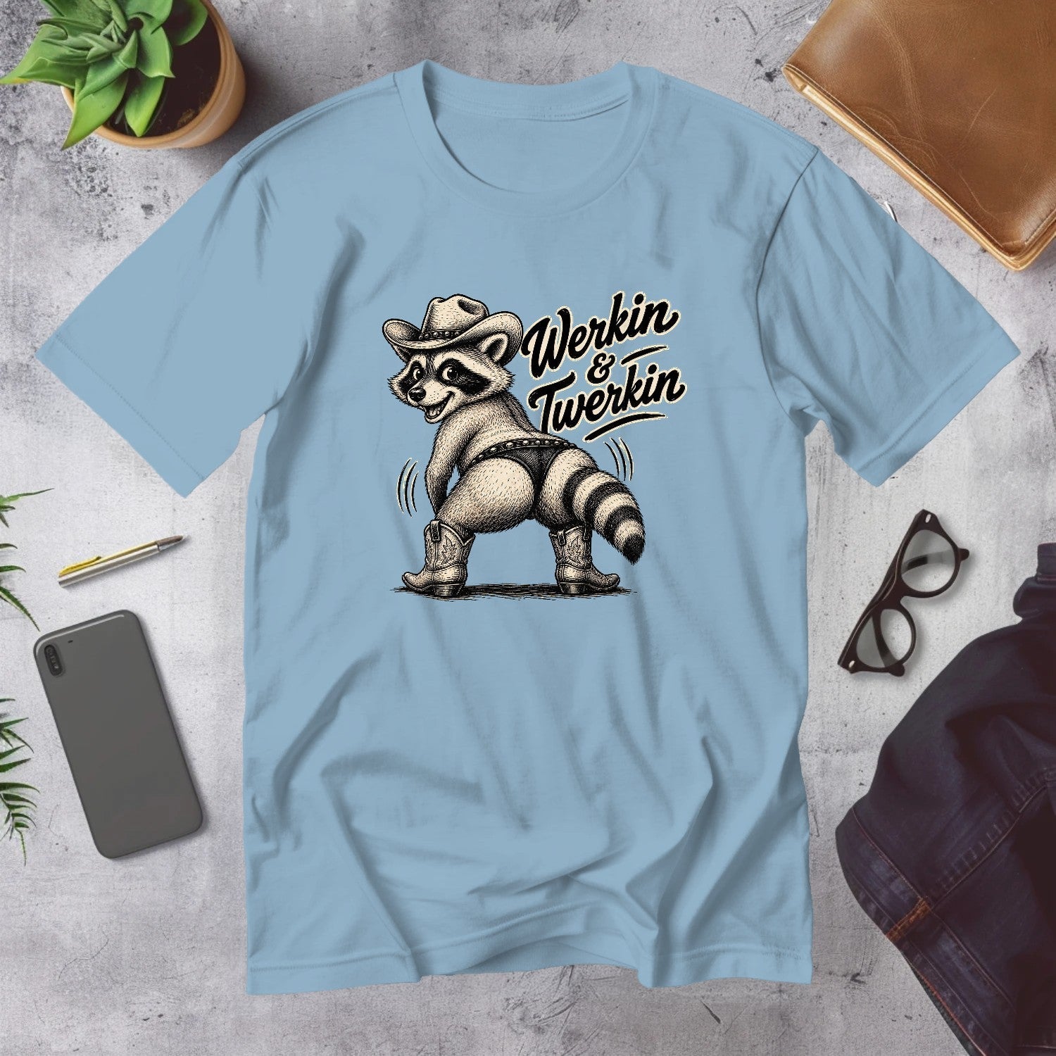 Mega Tees — Light Blue