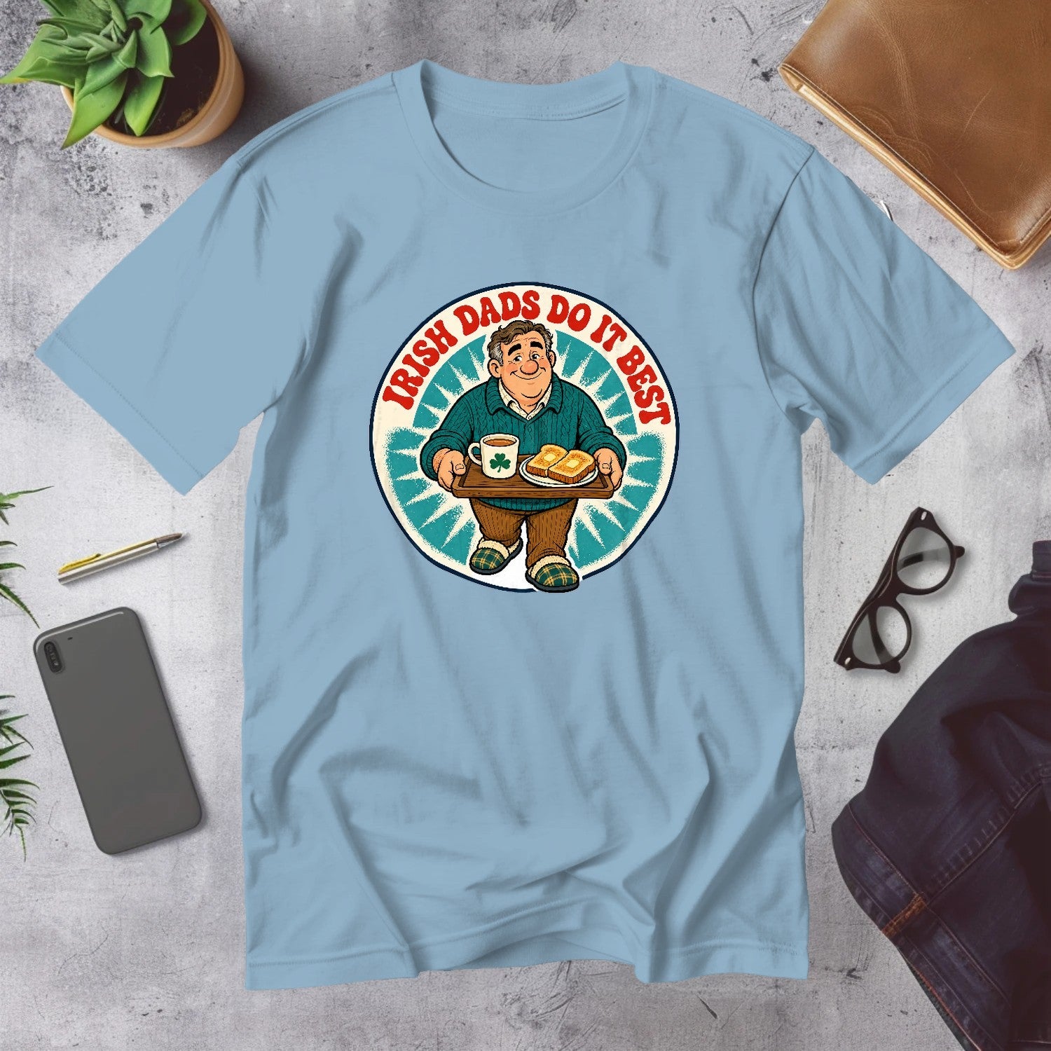 Mega Tees — Light Blue