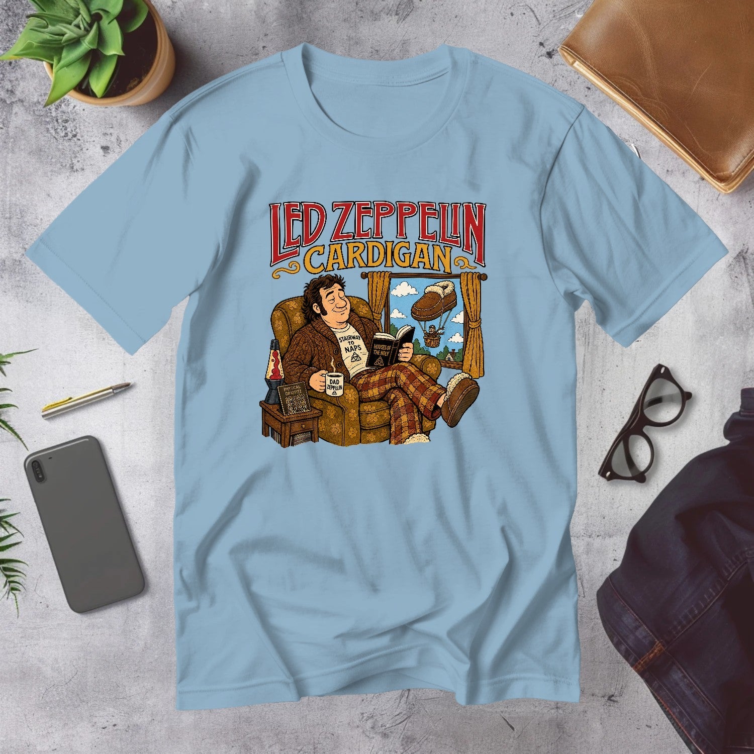Mega Tees — Light Blue