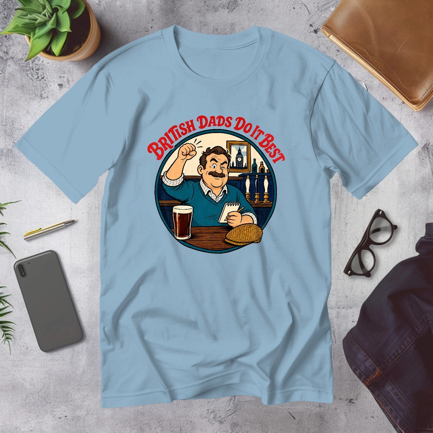 Mega Tees — Light Blue