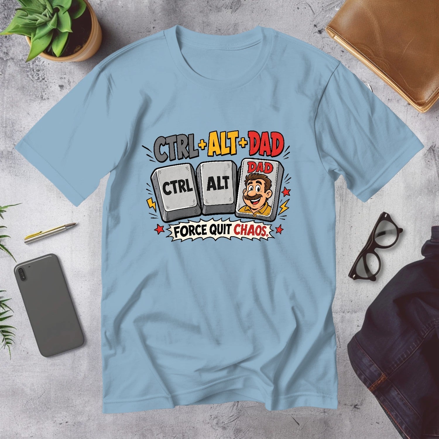 Mega Tees — Light Blue