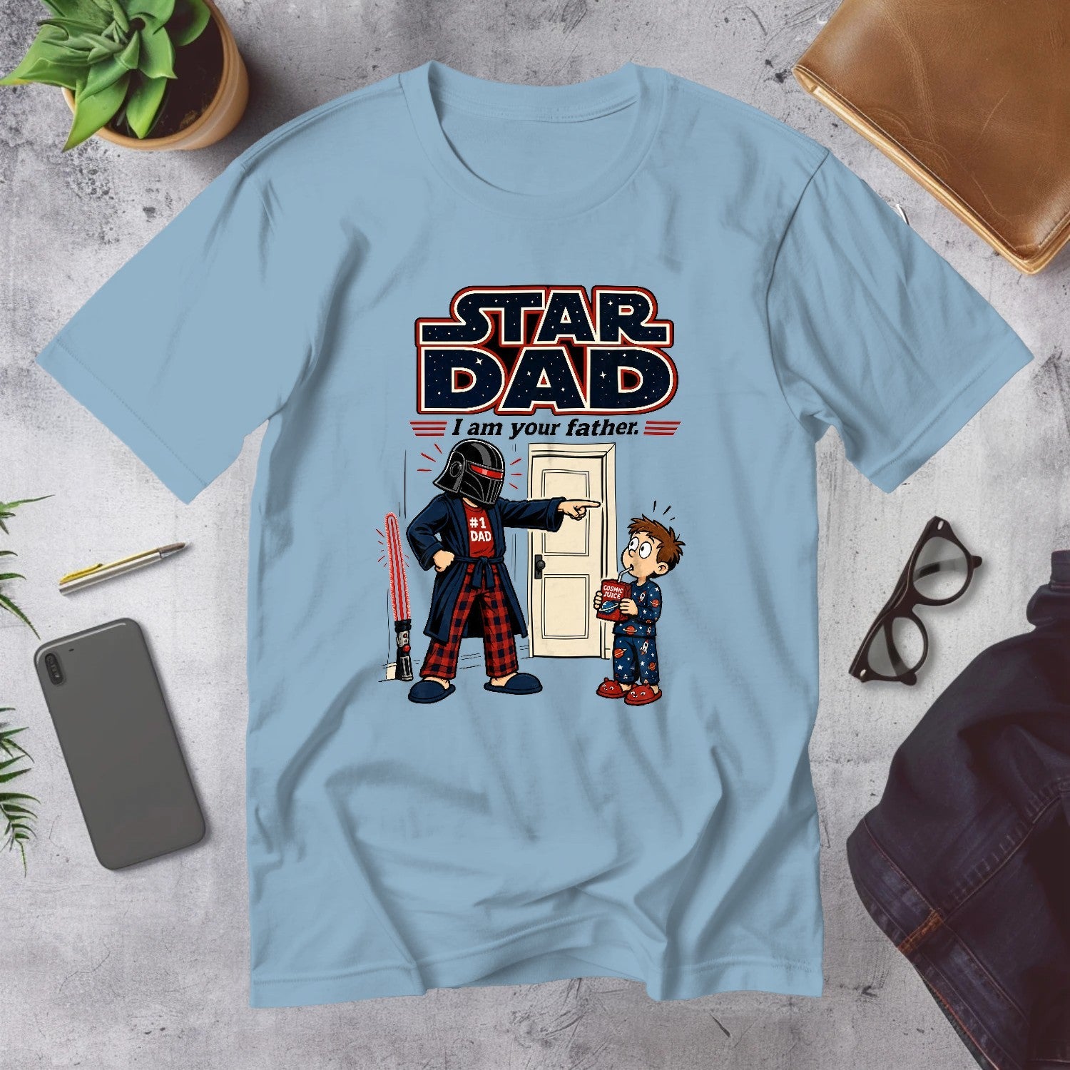 Mega Tees — Light Blue