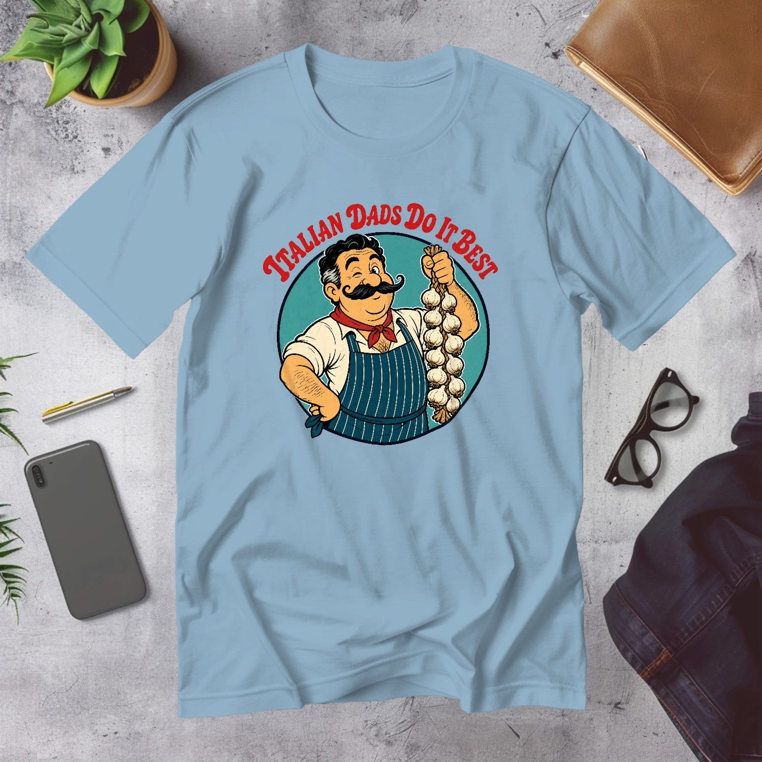 Mega Tees — Light Blue