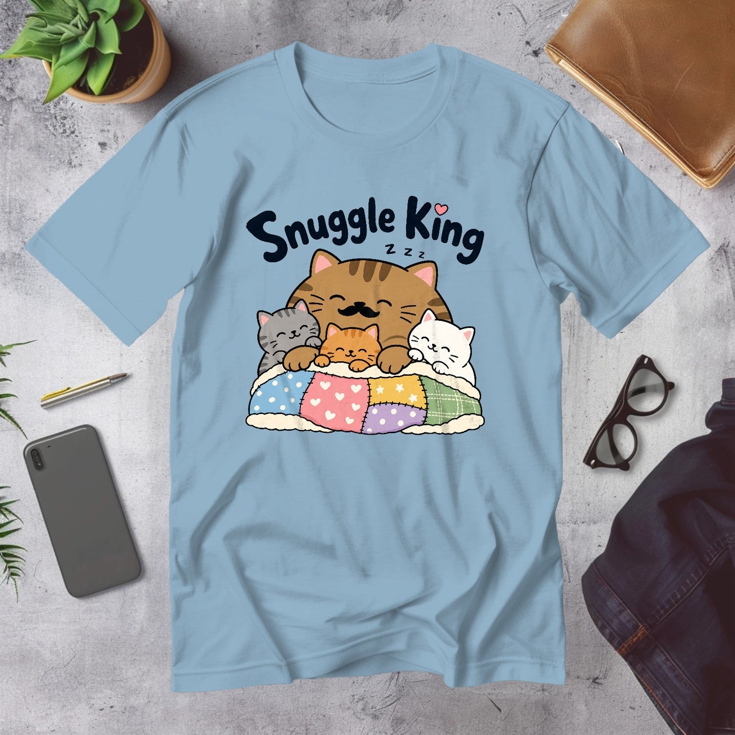 Mega Tees — Light Blue