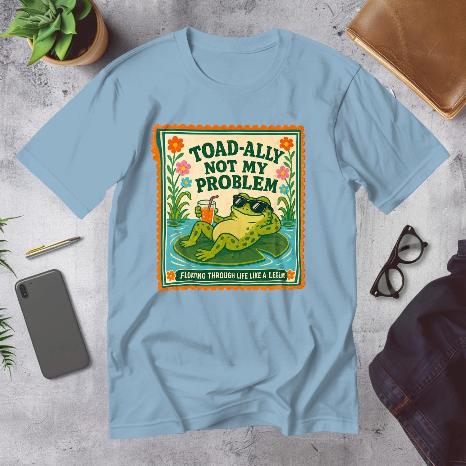 Mega Tees — Light Blue