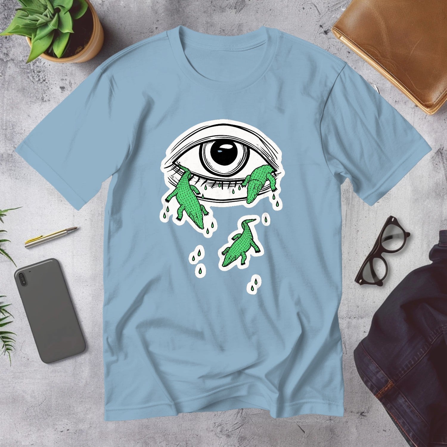 Mega Tees — Light Blue