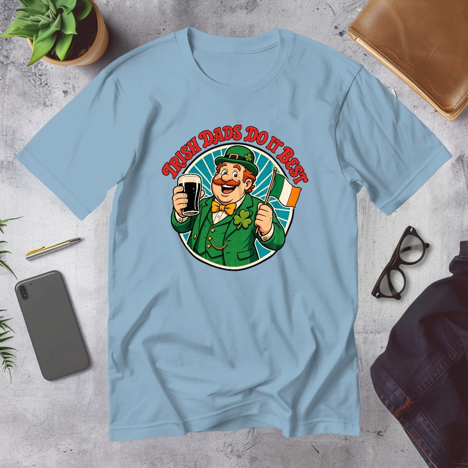 Mega Tees — Light Blue