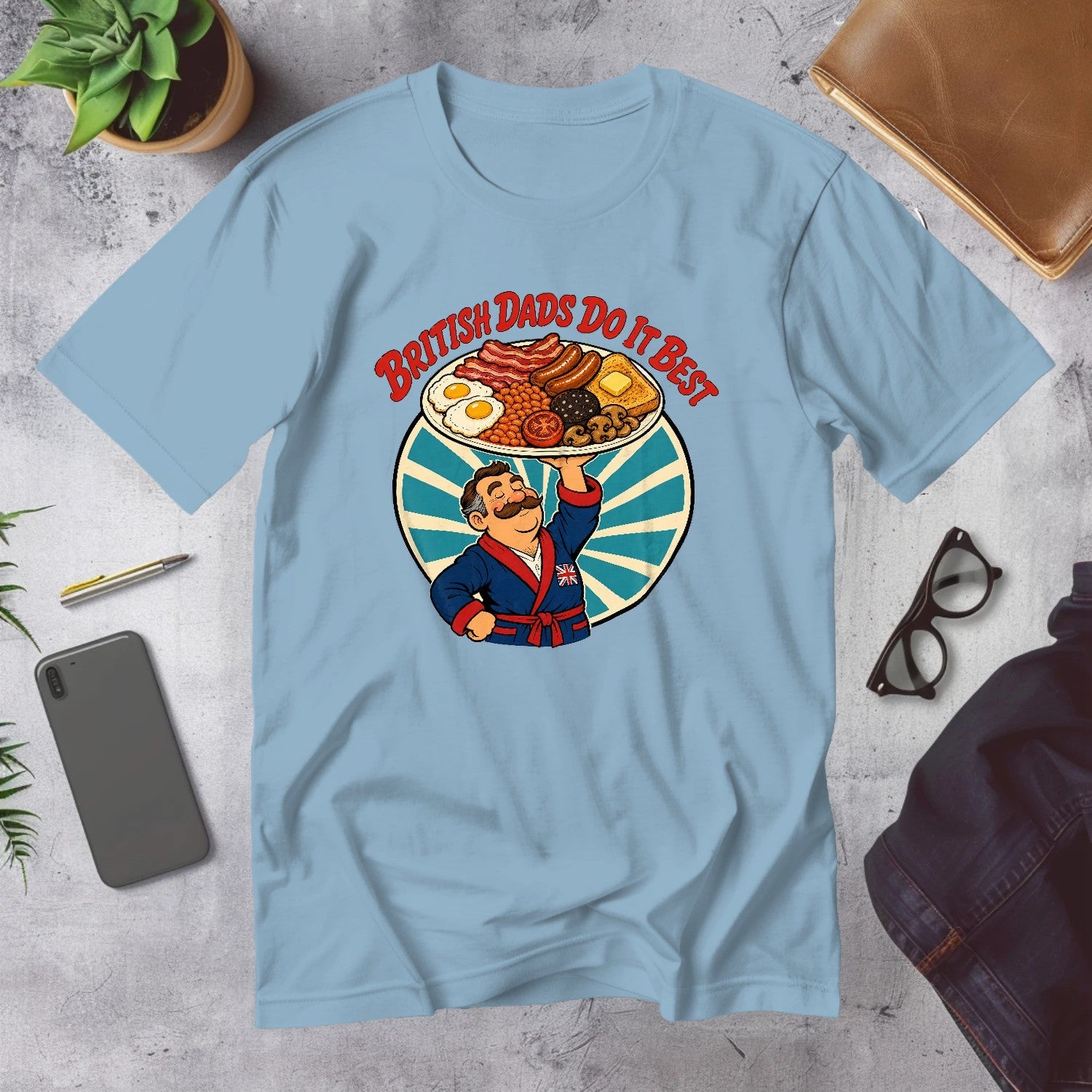 Mega Tees — Light Blue
