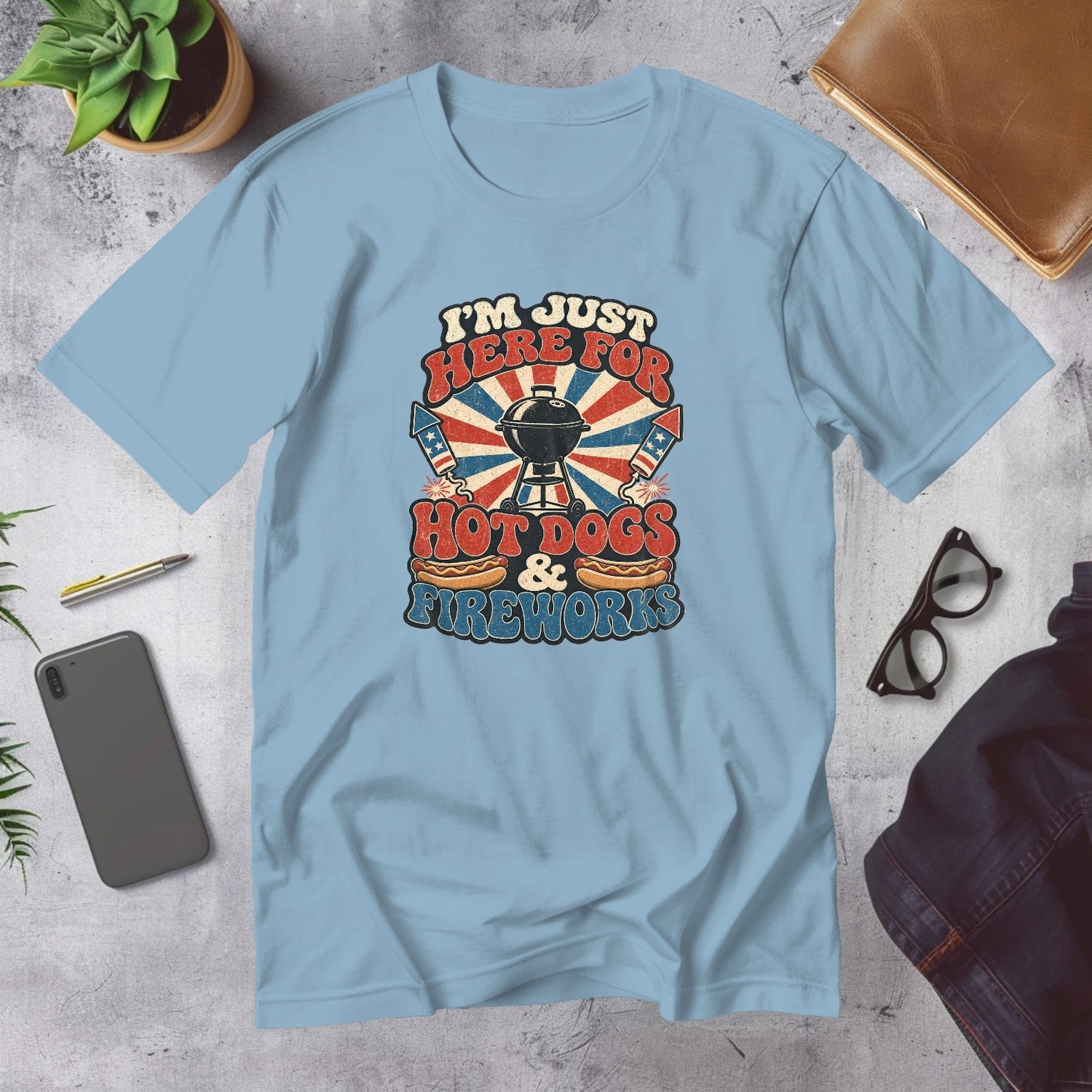 Mega Tees — Light Blue