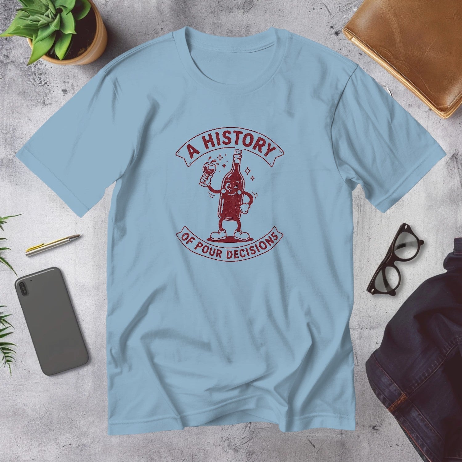 Mega Tees — Light Blue