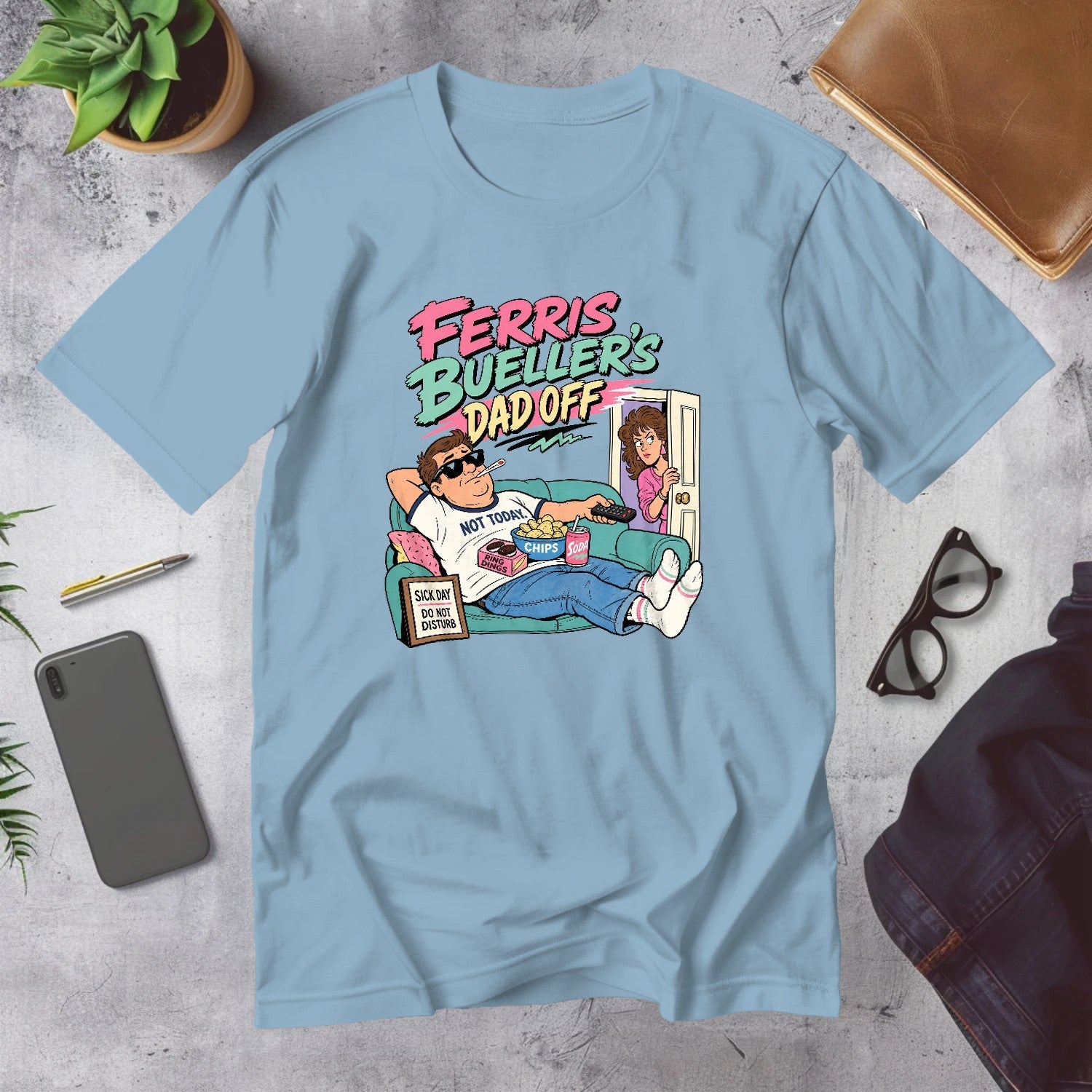 Mega Tees — Light Blue