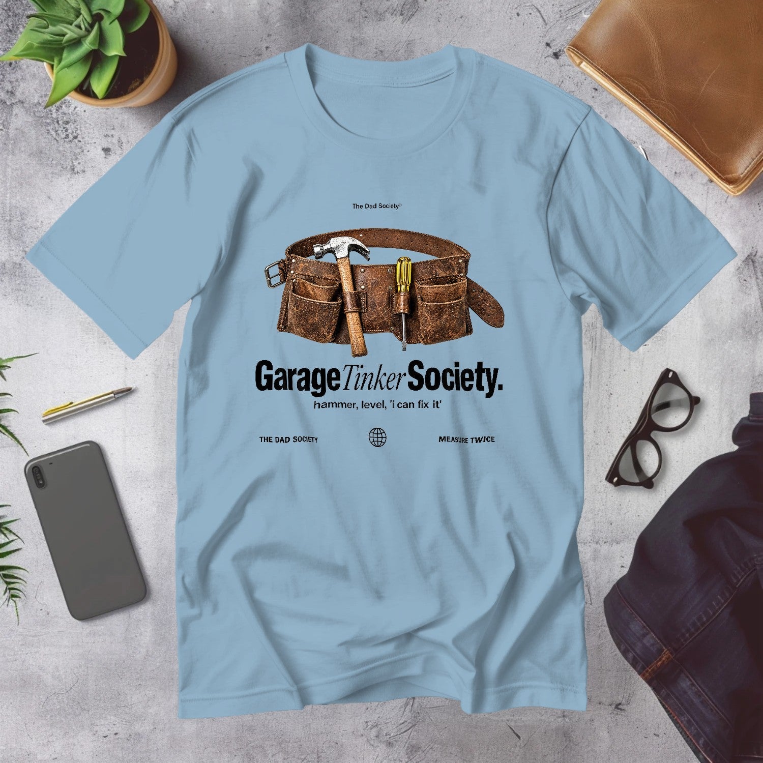 Mega Tees — Light Blue