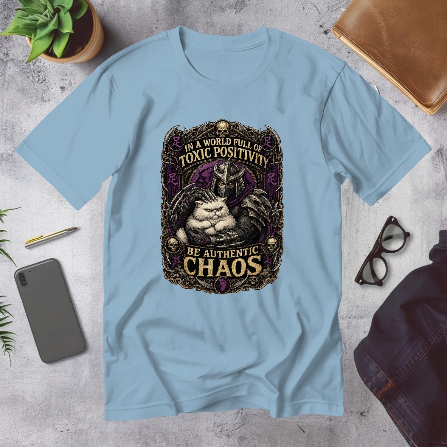 Mega Tees — Light Blue