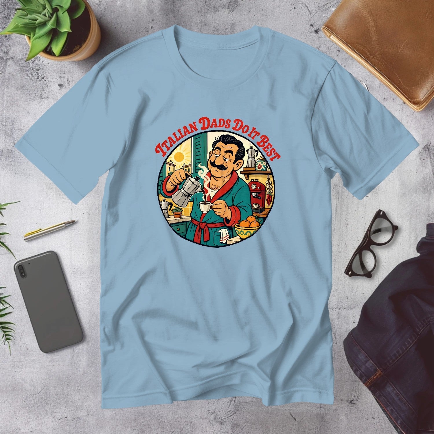 Mega Tees — Light Blue