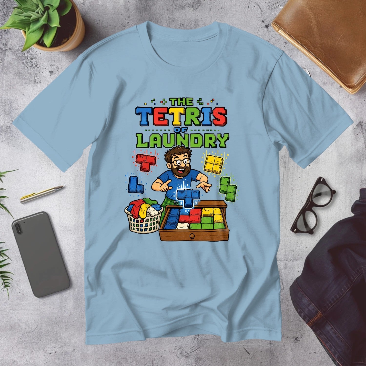 Mega Tees — Light Blue