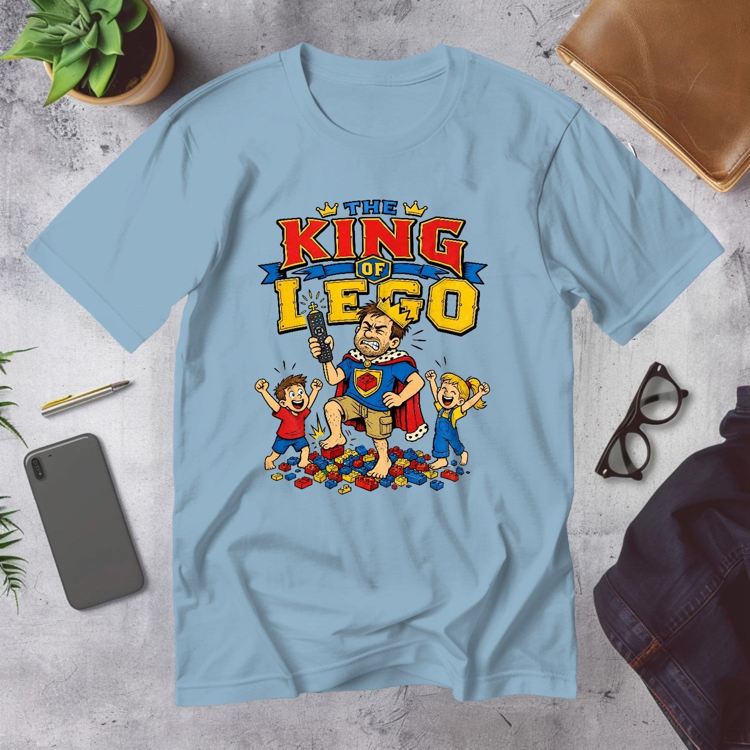 Mega Tees — Light Blue