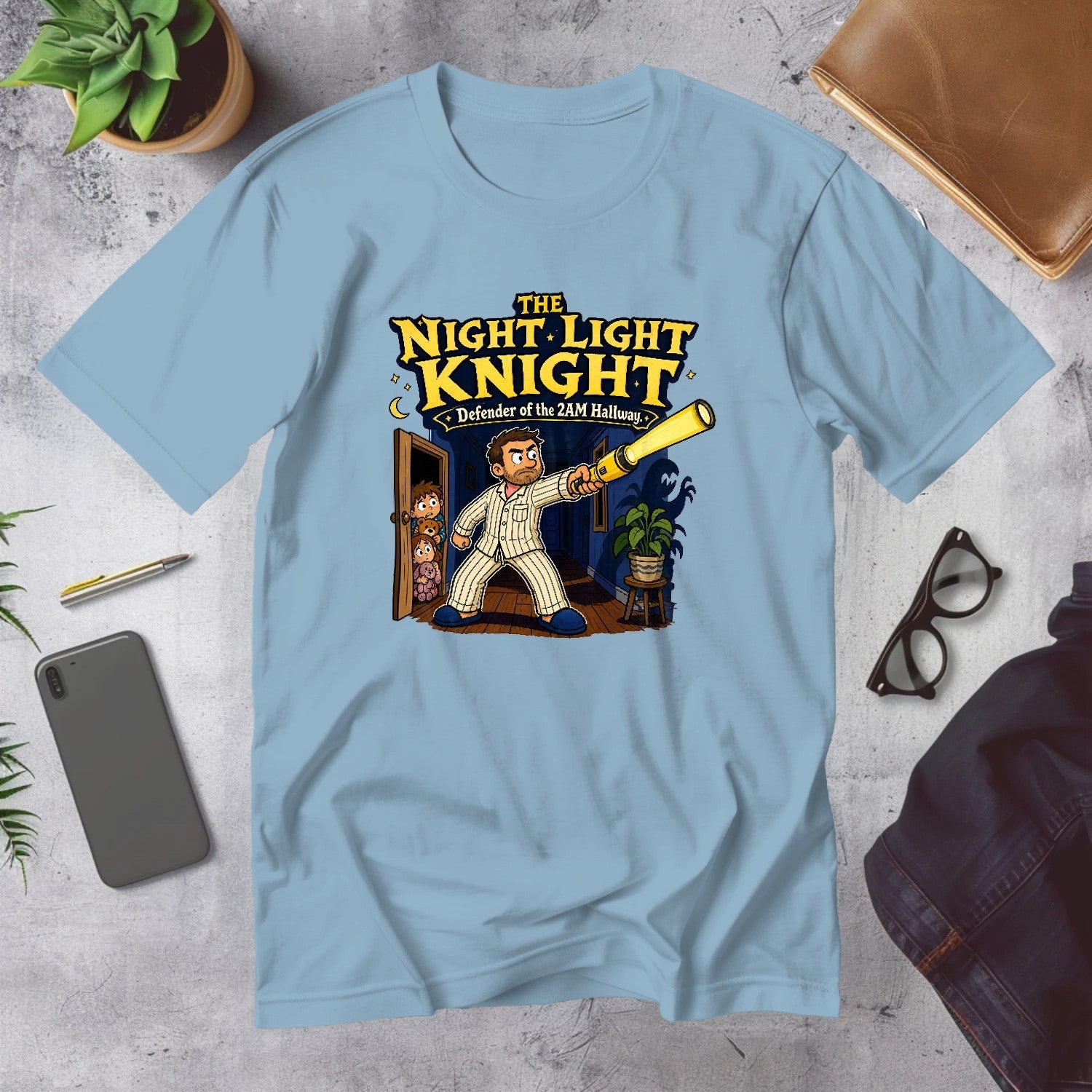 Mega Tees — Light Blue