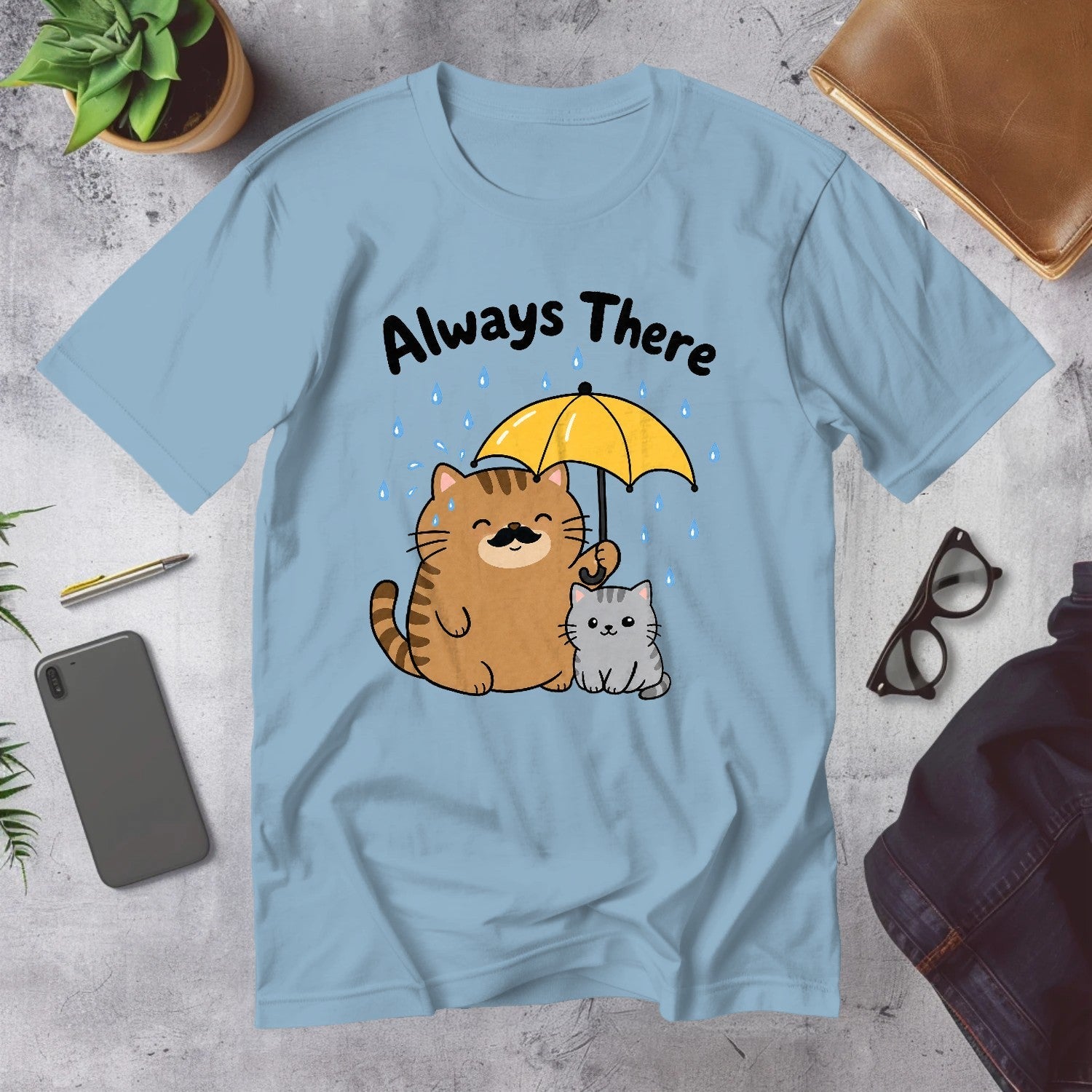 Mega Tees — Light Blue