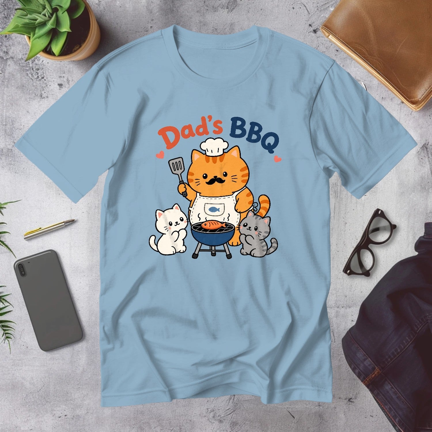 Mega Tees — Light Blue