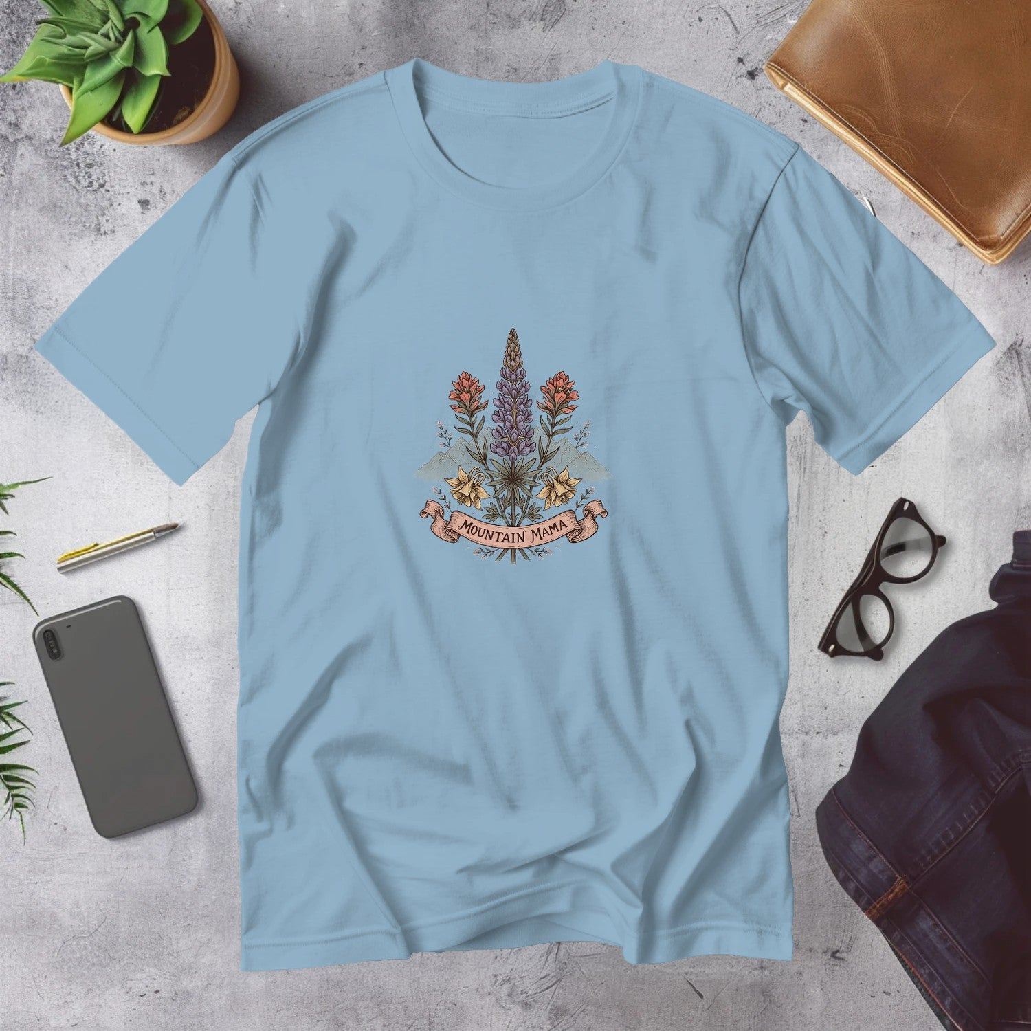 Mega Tees — Light Blue