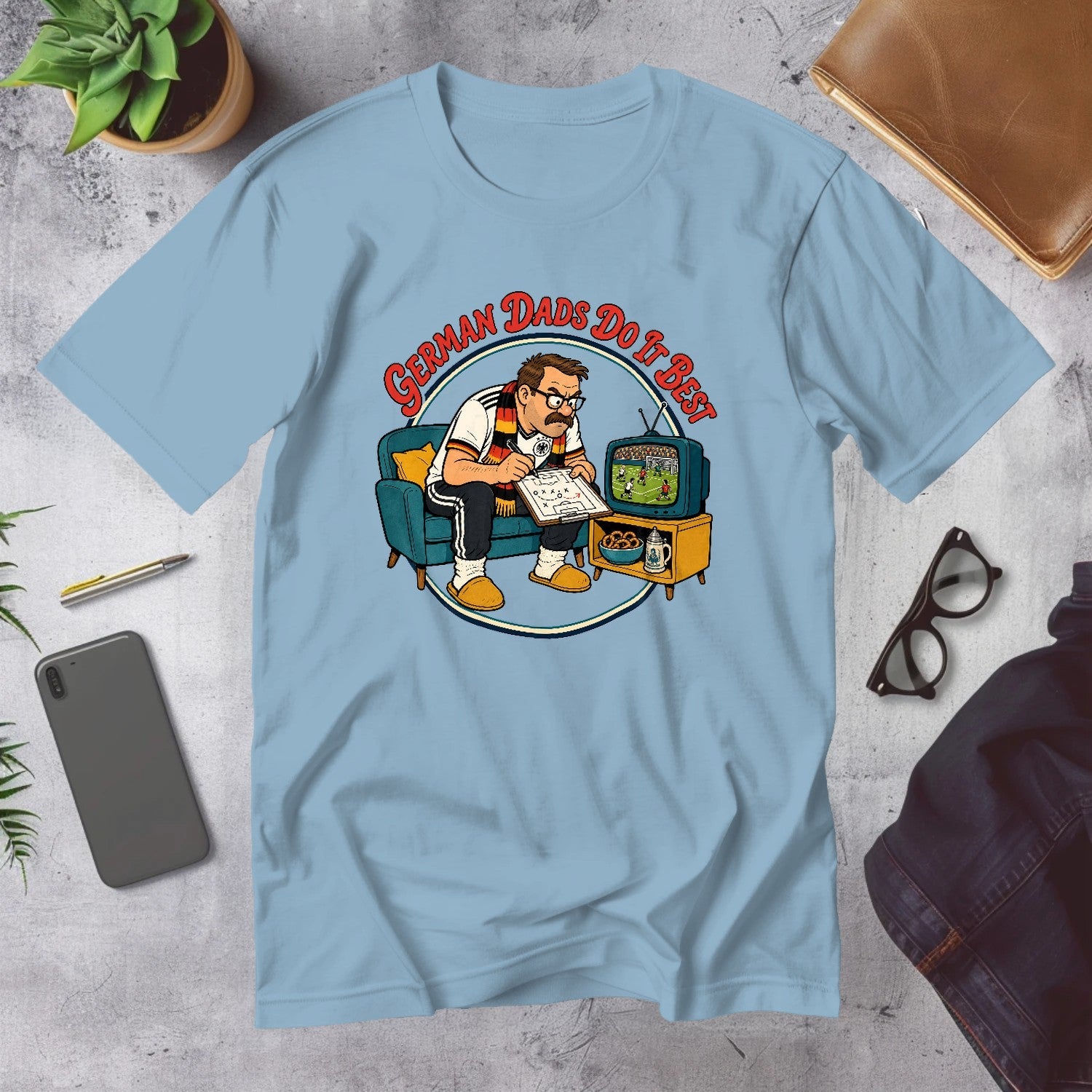 Mega Tees — Light Blue